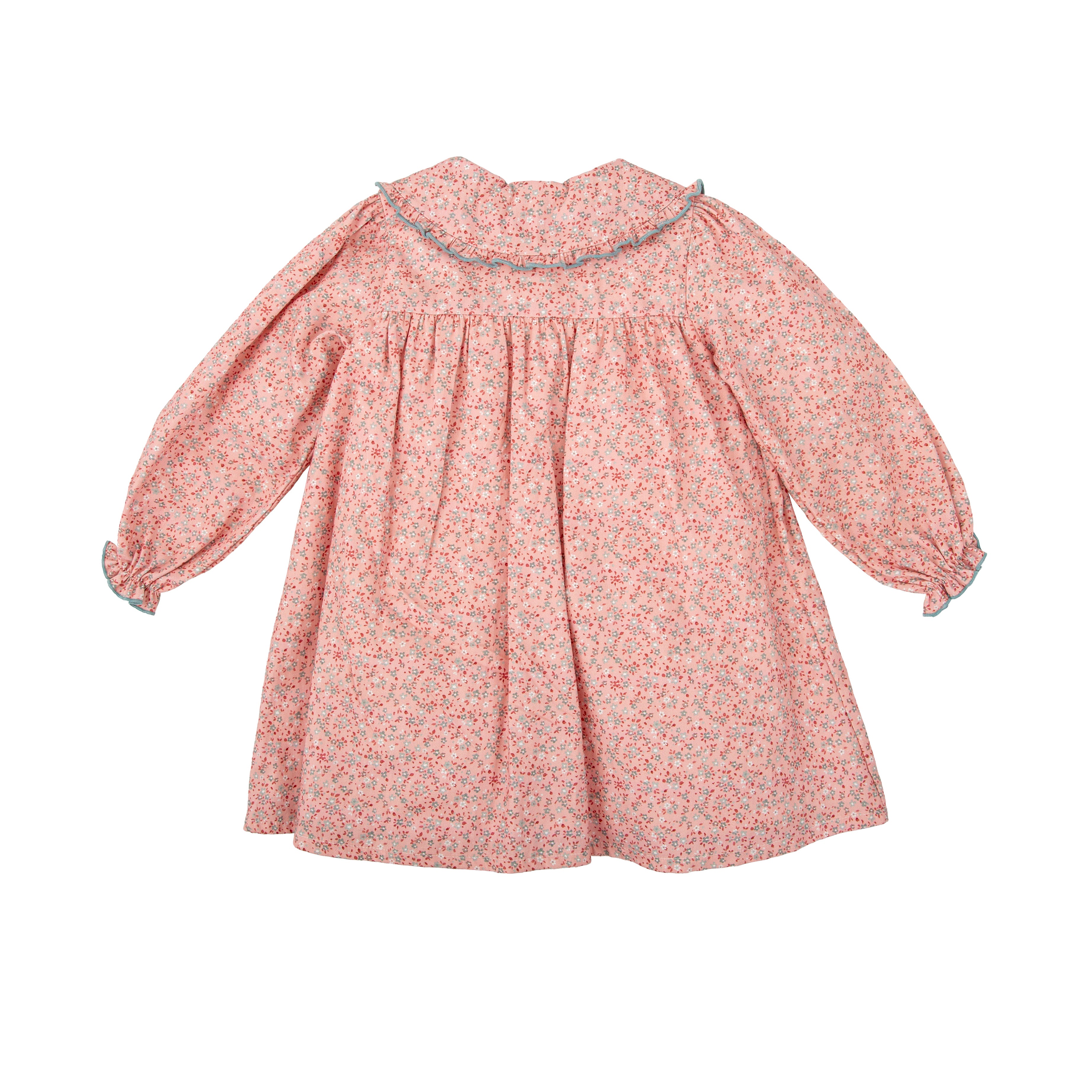 Pink Floral Button Down Dress