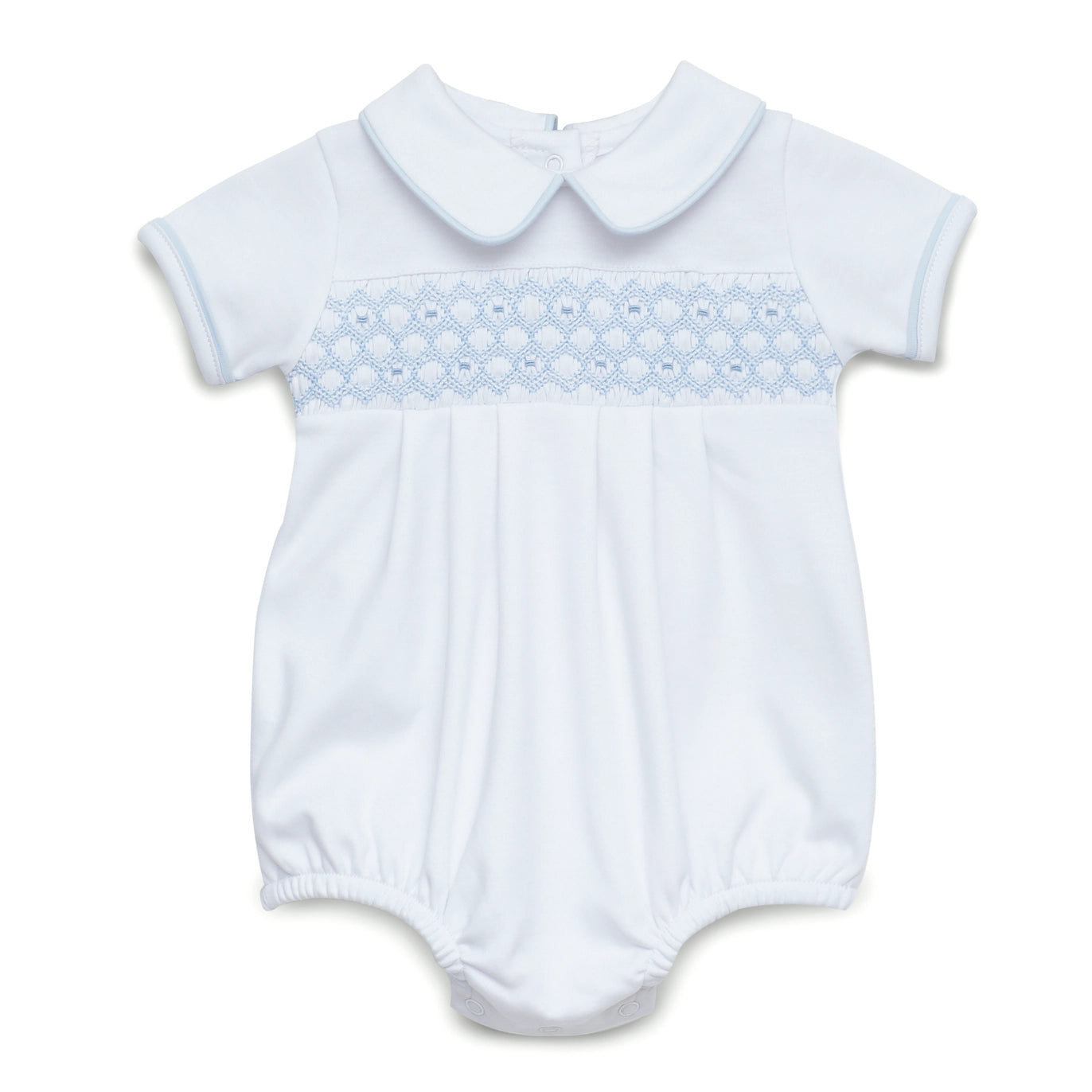 Light Blue Charlie Smocked Bubble