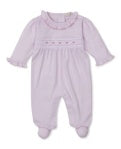 Pink CLB Hand Smocked Footie