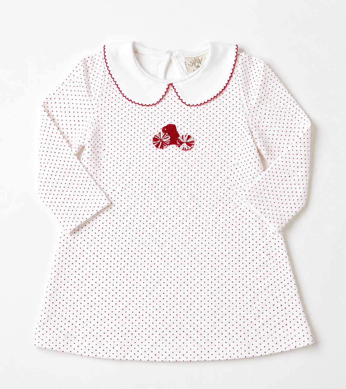 Red Dot Cheer Peter Pan Dress