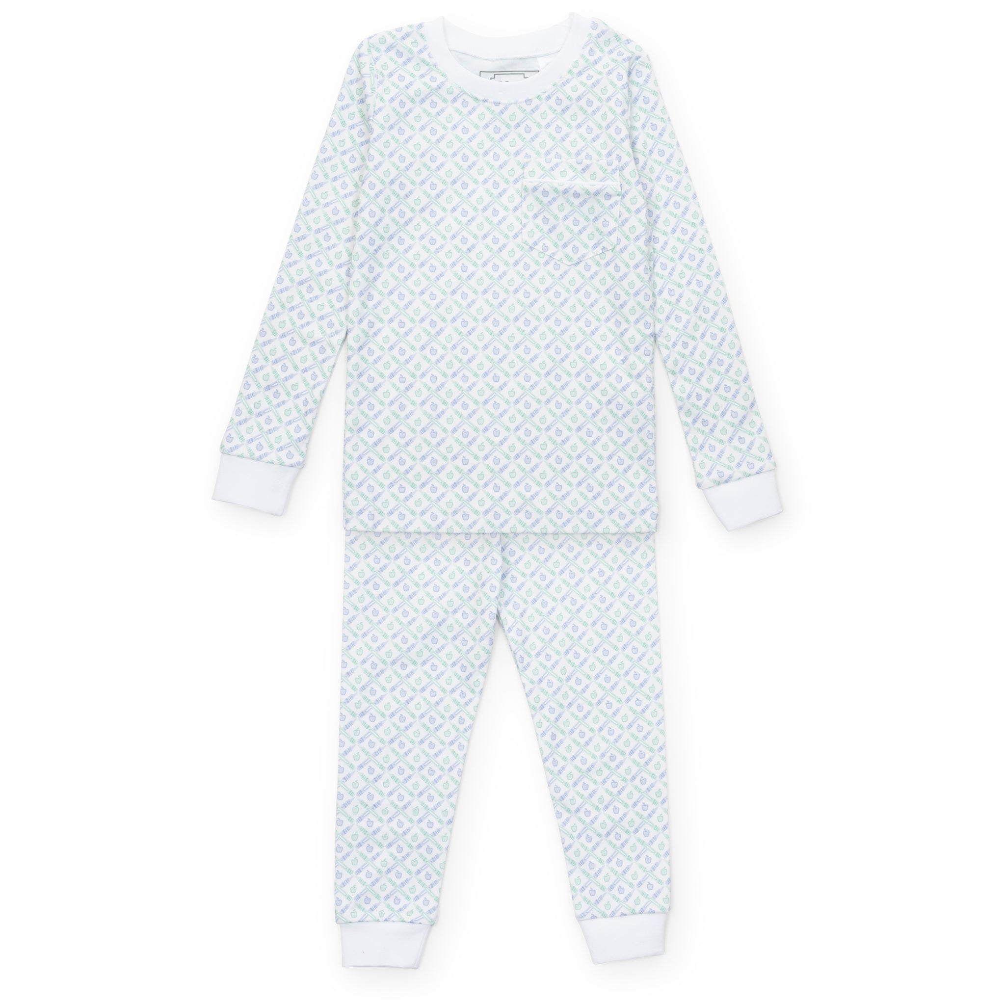 *PRE-ORDER* Bradford School Plaid Blue Pajama Pant Set (Kid)