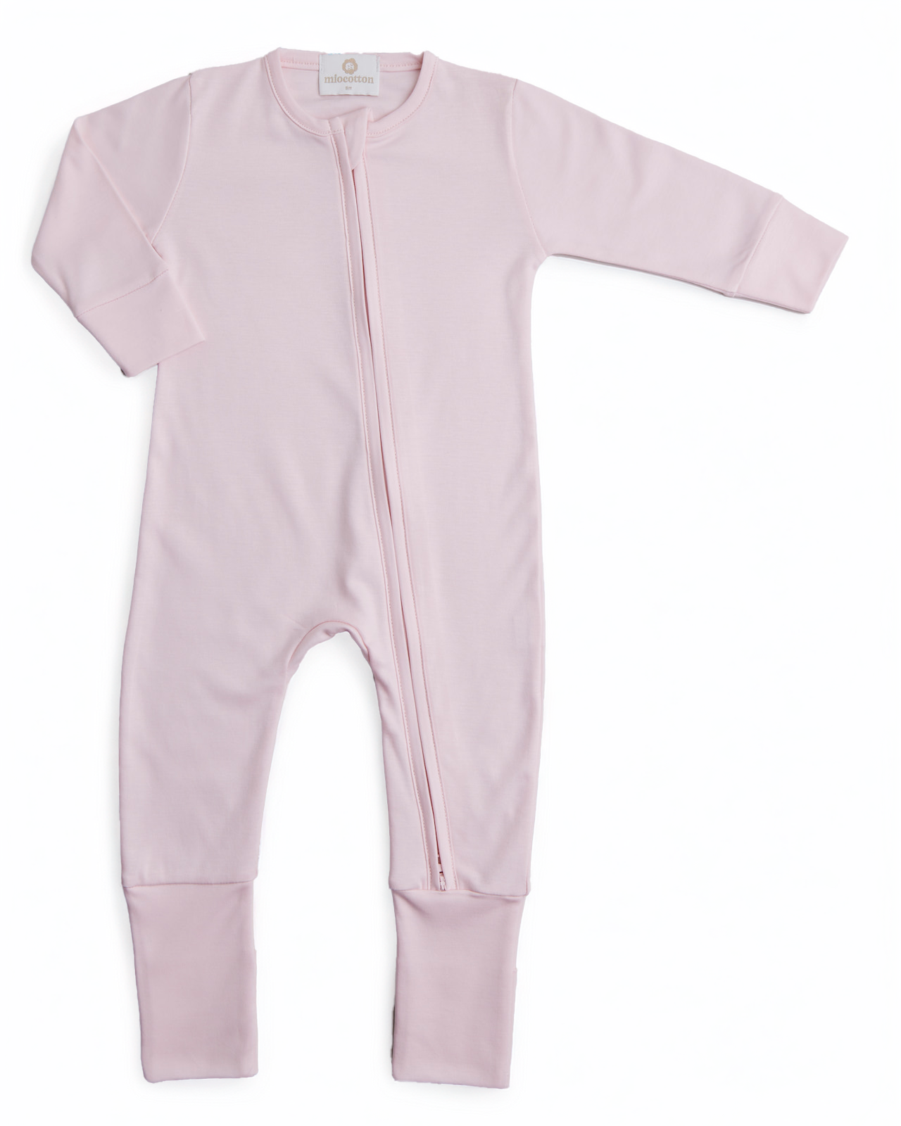 Mike Zip Romper-Pink (Baby)