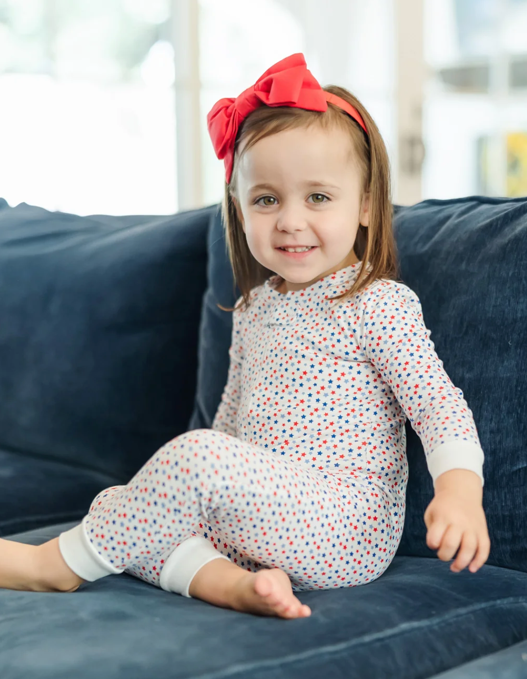 Pajama Zipper Footie Star Spangled (Baby)