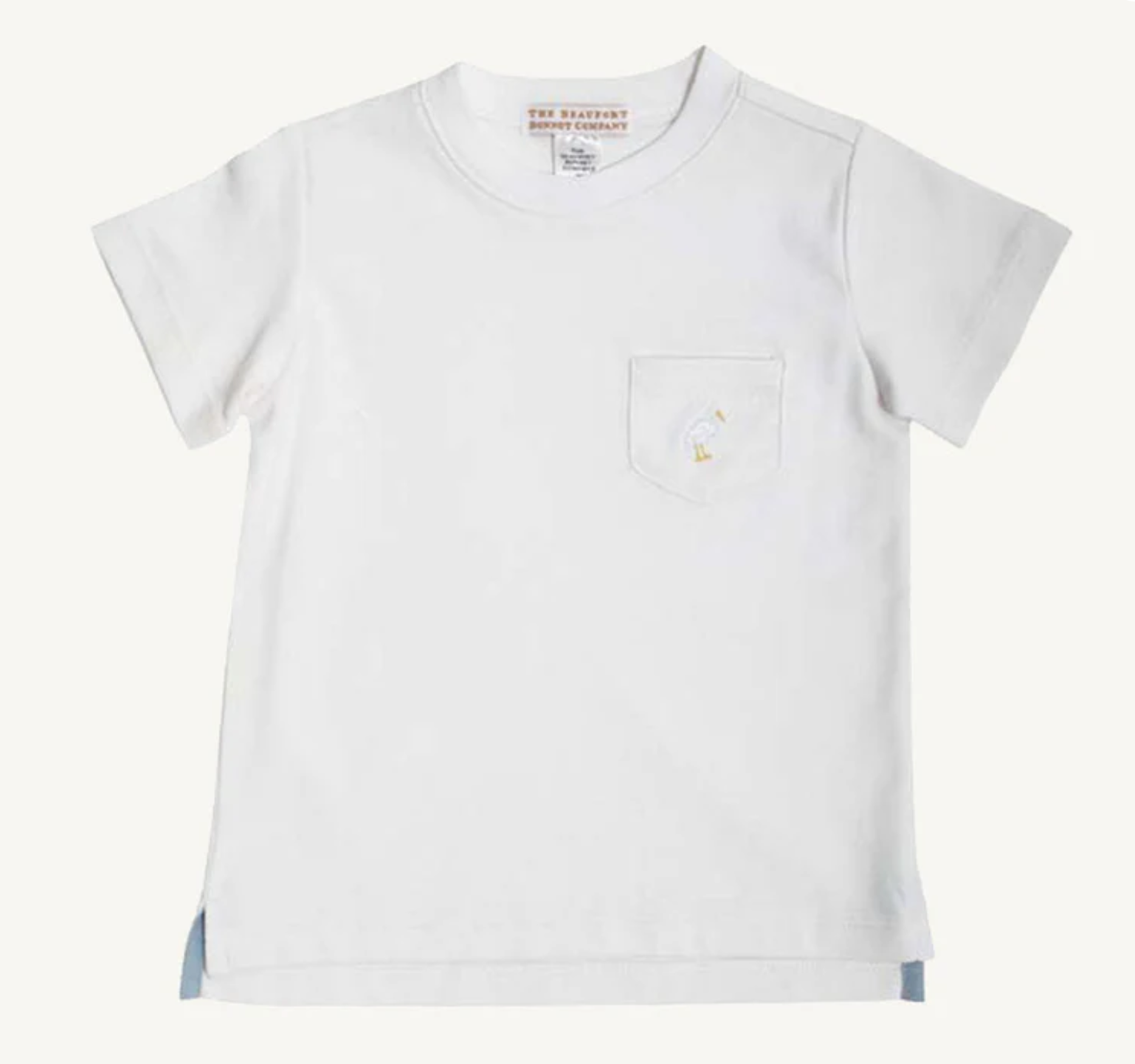 White Carter Pocket Crewneck (Baby)