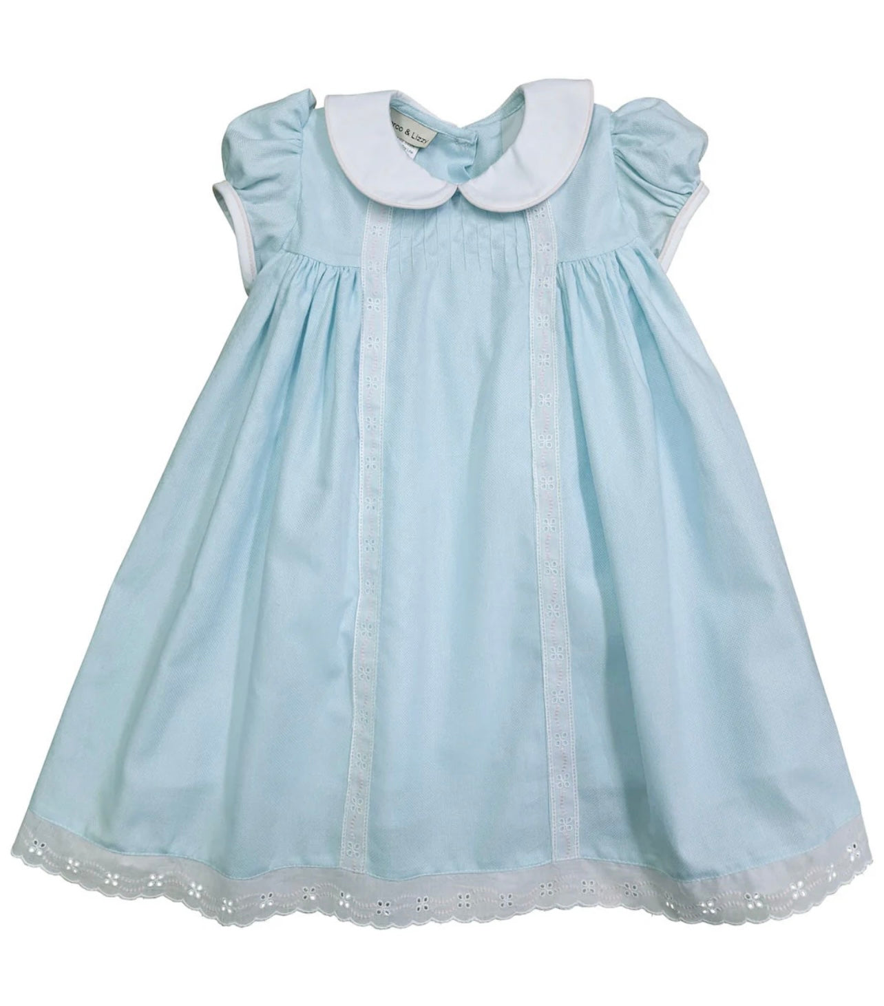 Classic Mint Emb Lacey Float Dress