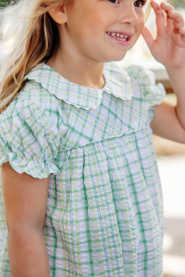 Gibson Island Green Holly Day Dress