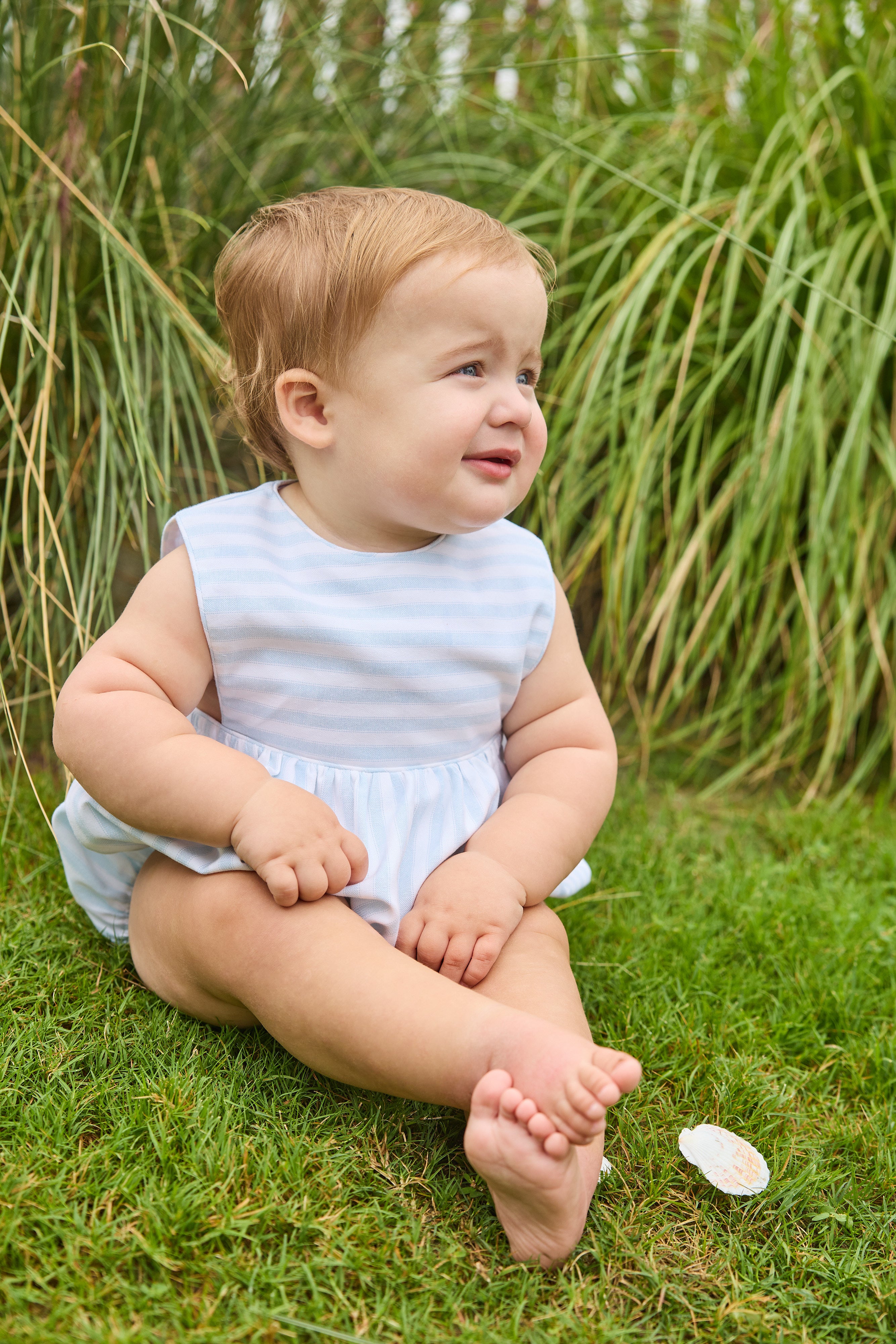 Savannah Stripe Apron Bubble