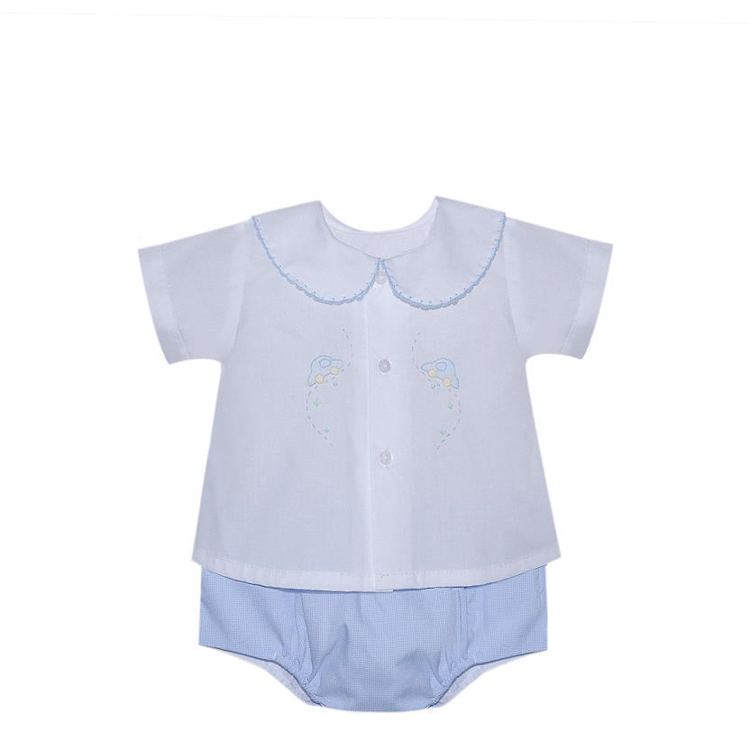 Blue Avery Cars Diaper Set