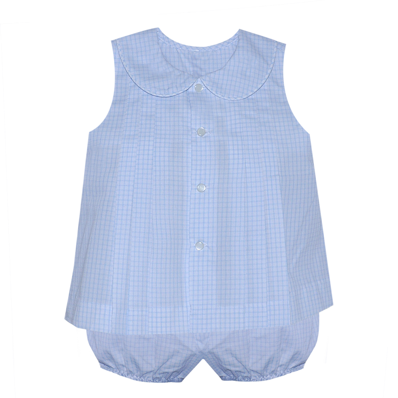 Blue Rory Square Bloomer Set