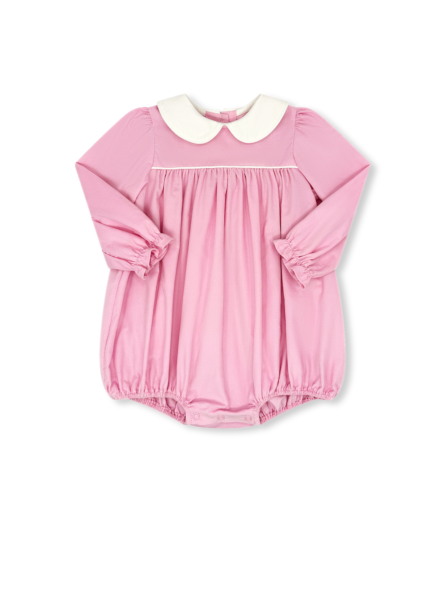 Charleston Bubble - High Point Pink Cord w White Collar (Baby)