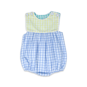 Charming Bubble-Yellow Mint Check (Toddler)