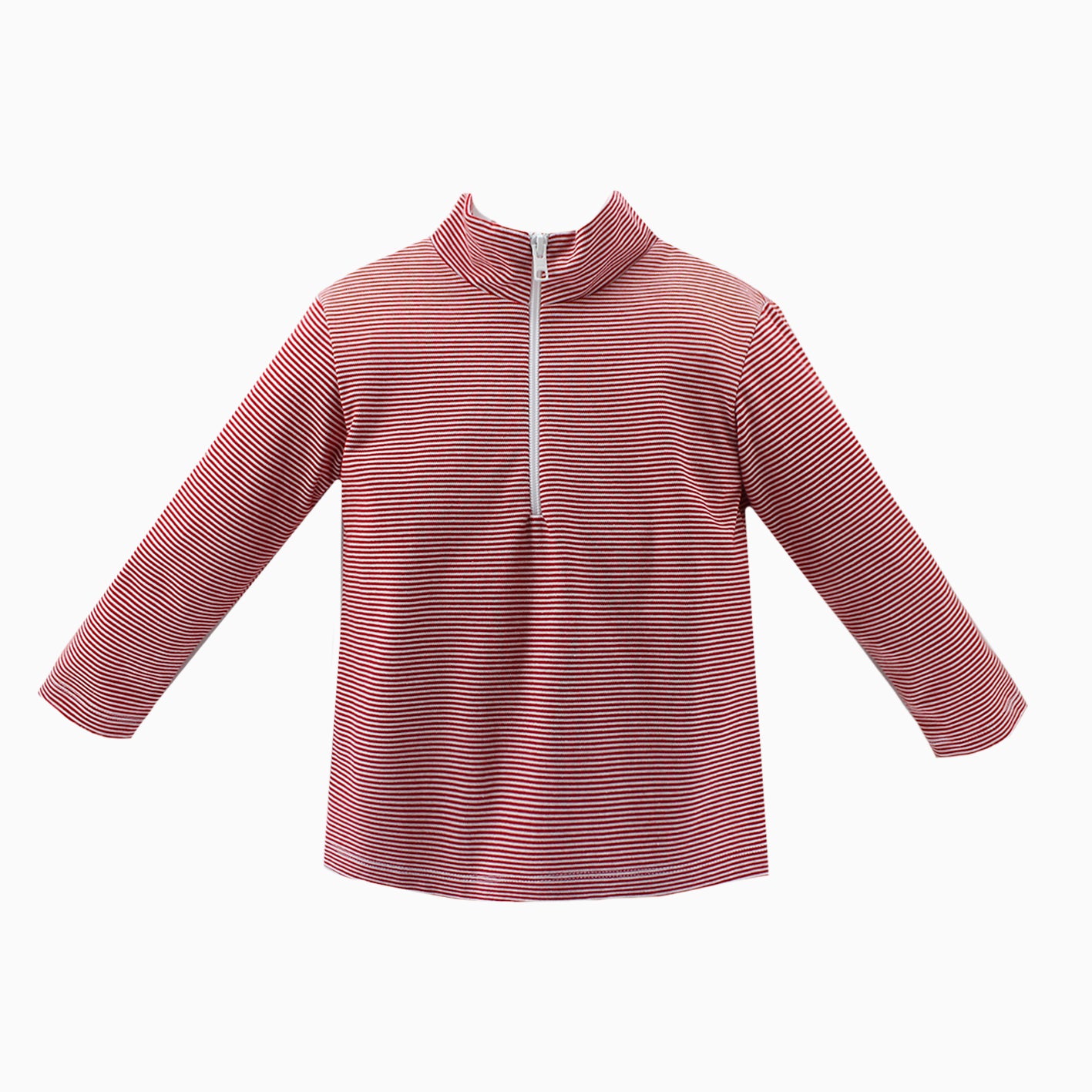 Red Bitty Stripe Cooper Half Zip (Toddler)