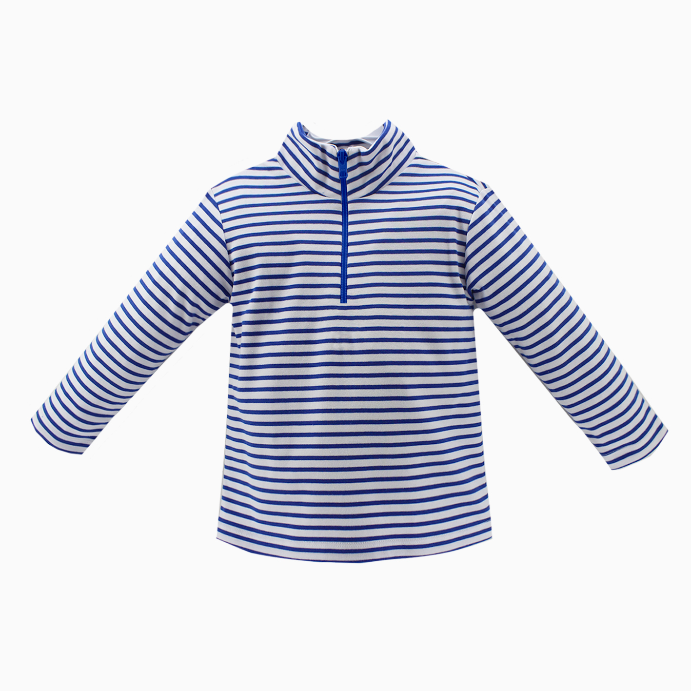 Royal Blue Bitty Stripe Cooper Half Zip (Kid)