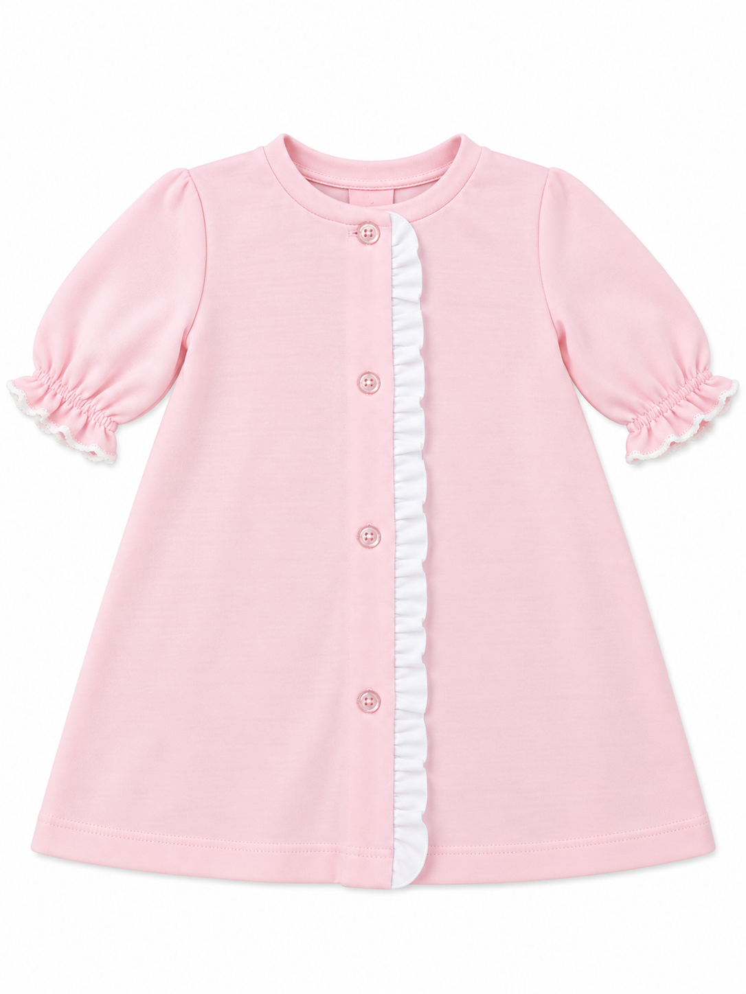 Pink/White Blank Knit Daygown