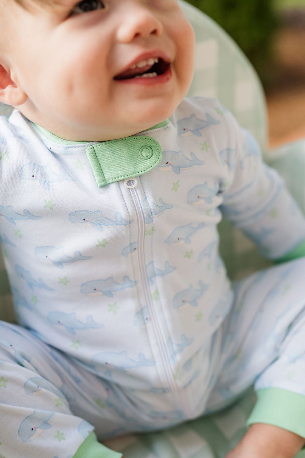 O'Whale Boys One Piece Jammies