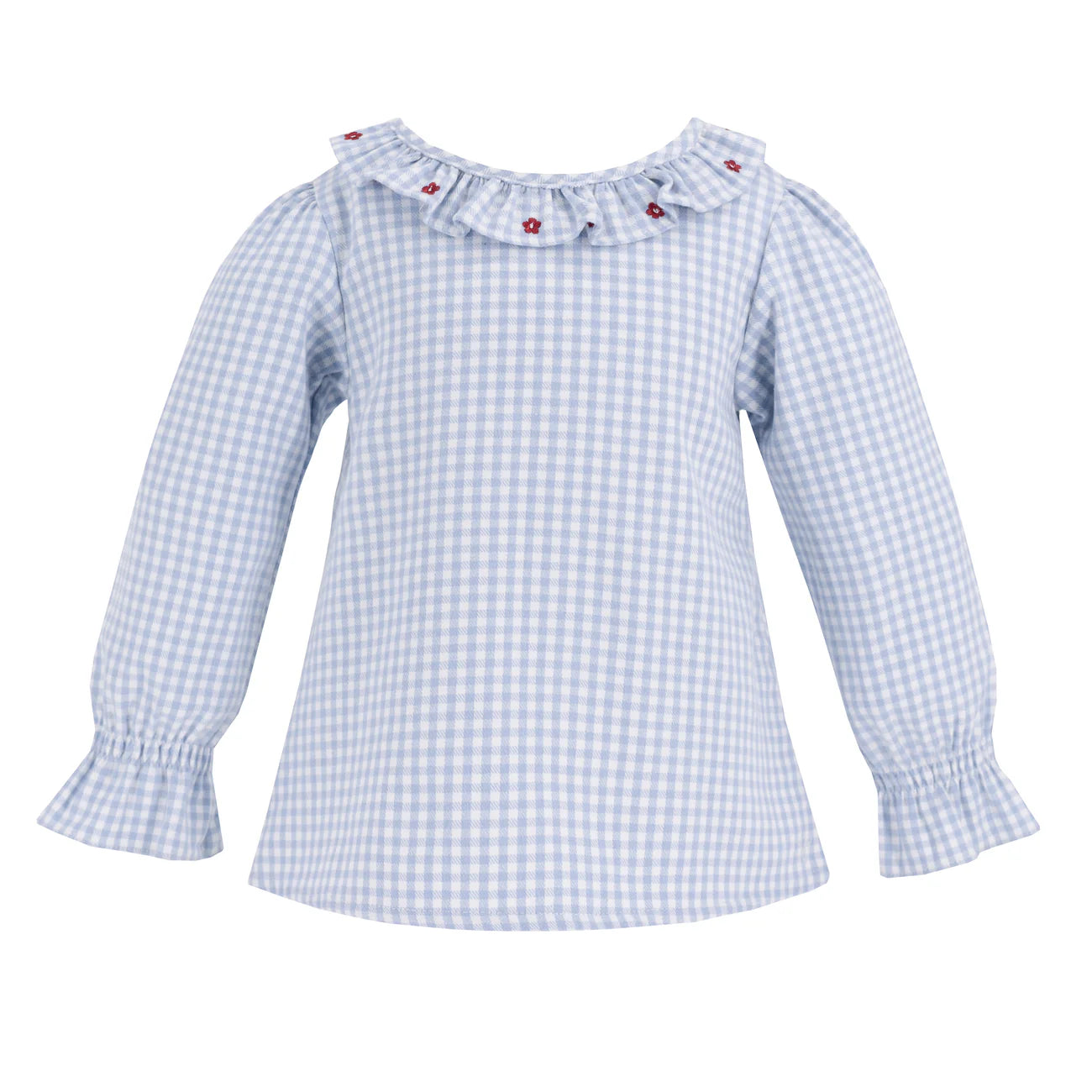 Laurel Blue Gingham Girl Shirt (Toddler)