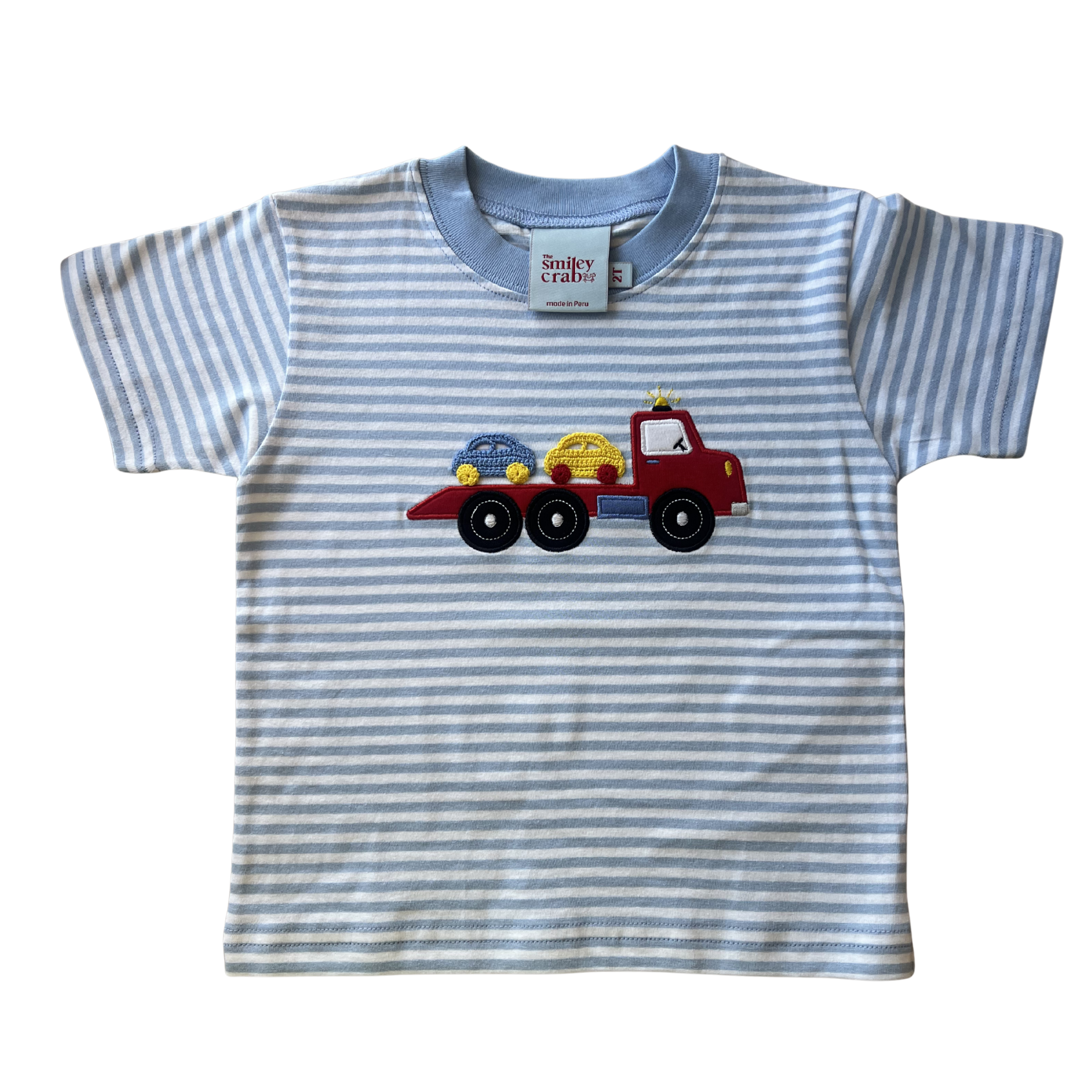 Blue Stripe Car Hauler Tee