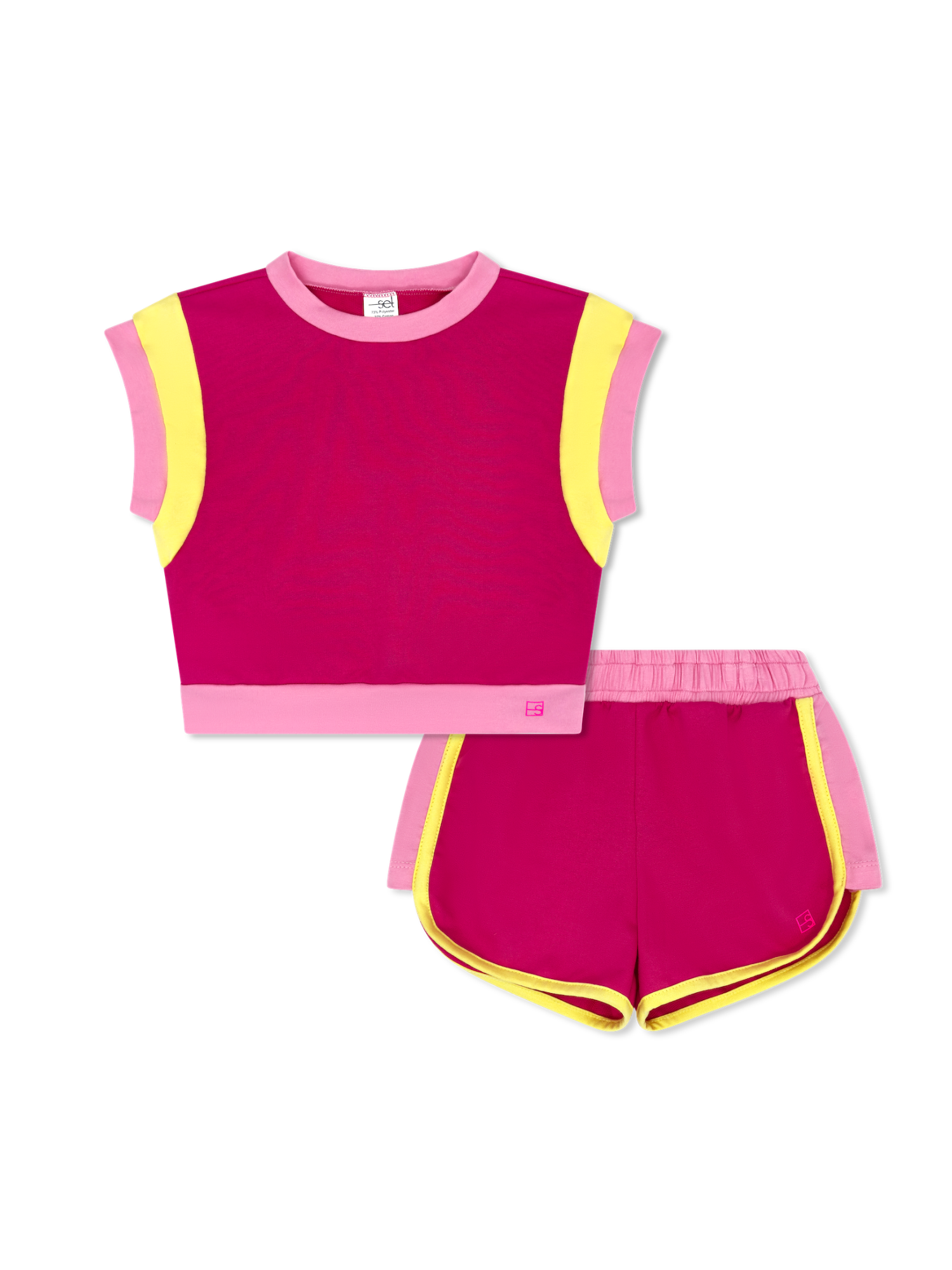 Ellie Everyday Set - Strawberry Pink, Taffy Pink, Bumblebee Yellow (Big Kid)