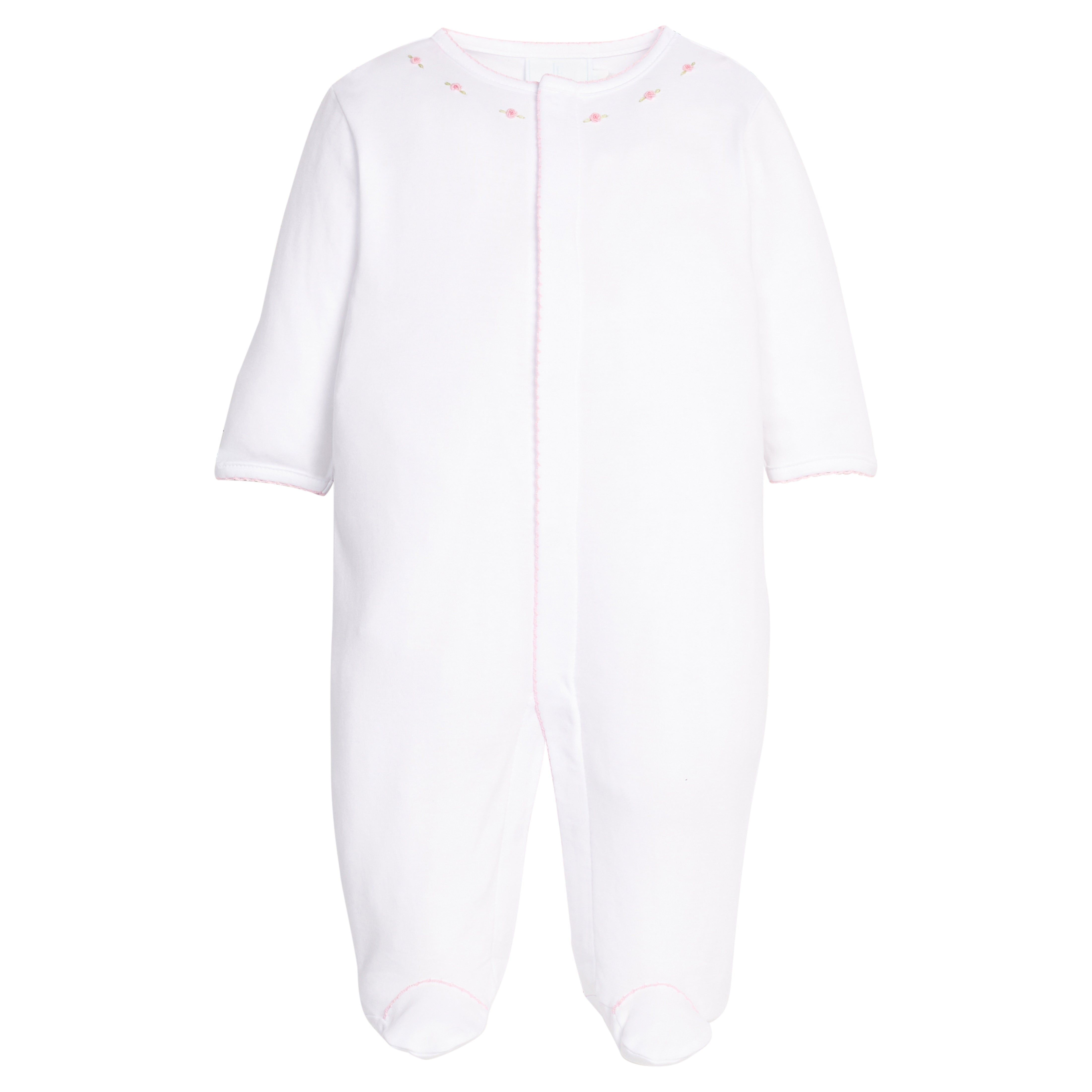 Primrose Embroidered Footie