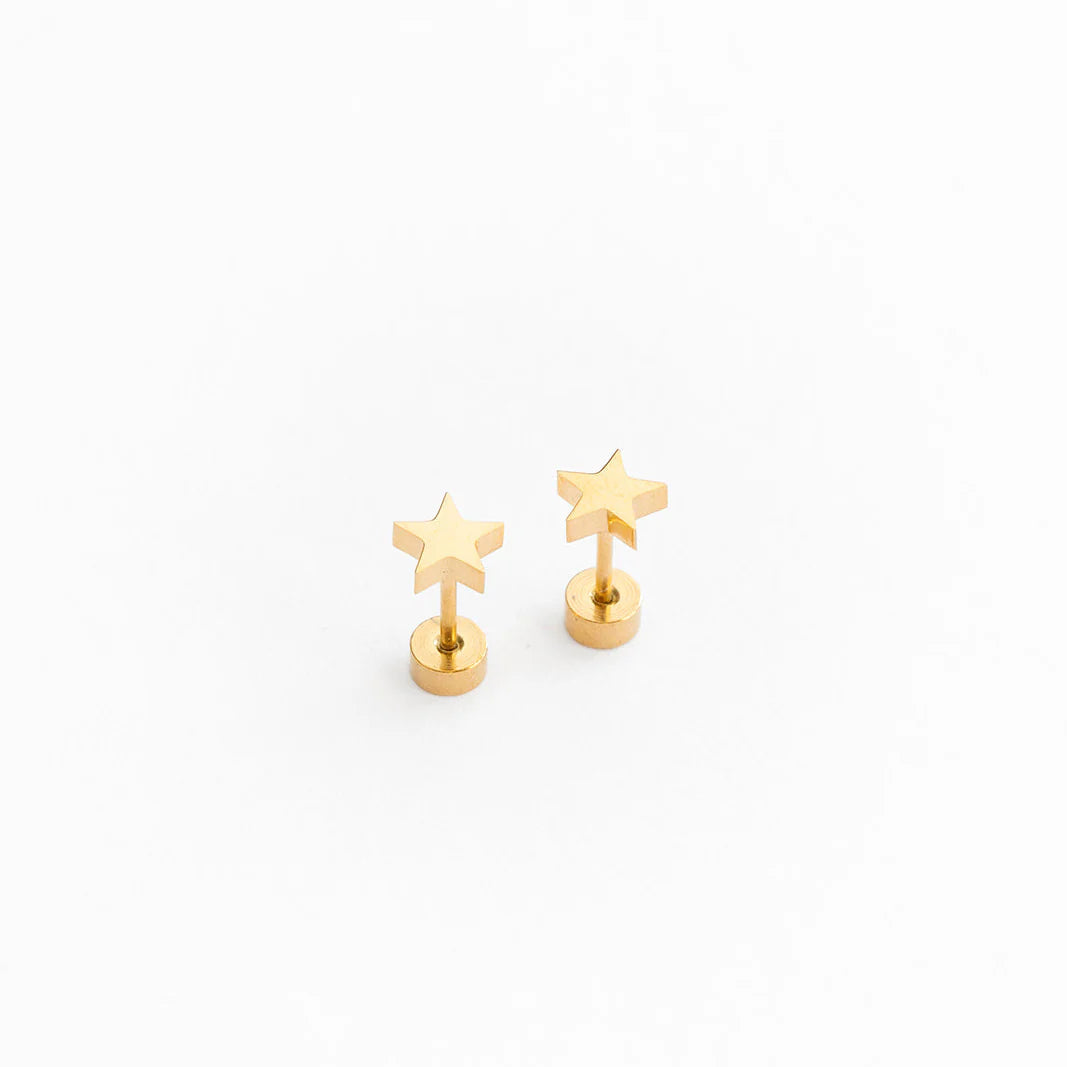 Star Charm Stud Earring