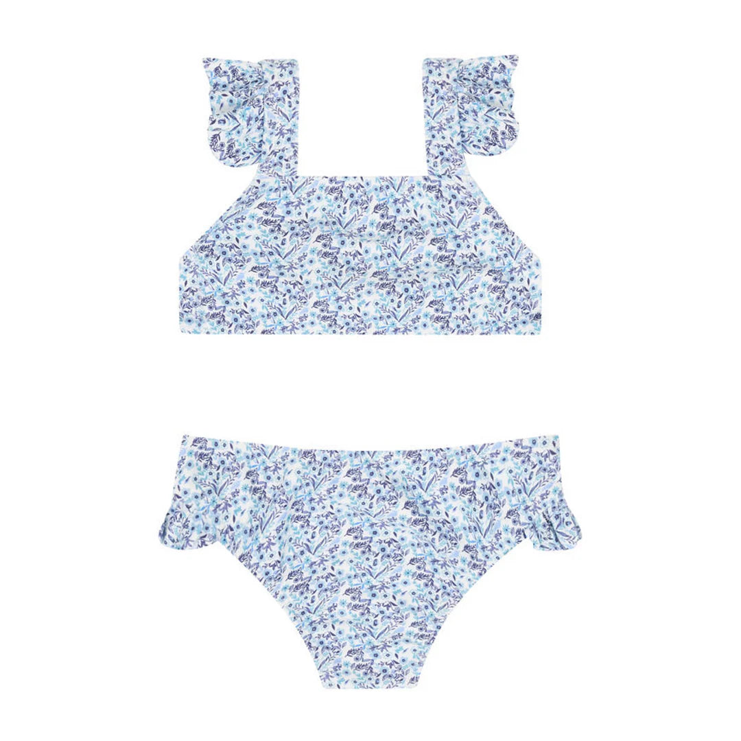 Girls Morning Glory Ruffle Tie Back Bikini