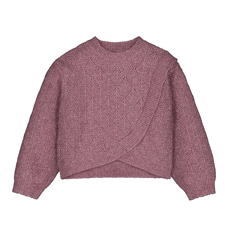 Violet Textured Jumper