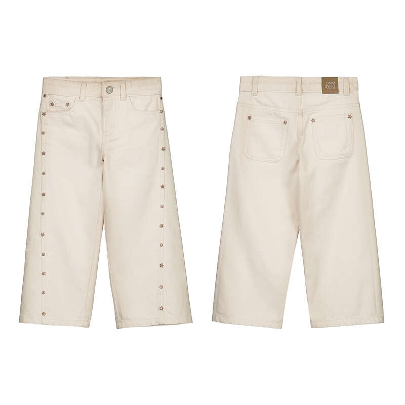 Cream Twill Long Trouser