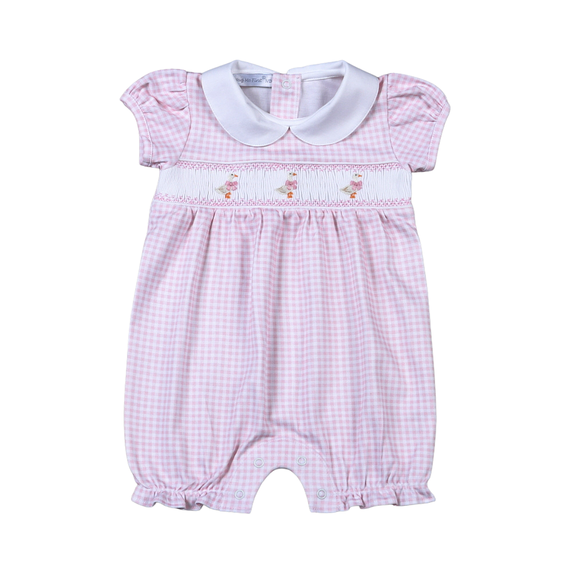 Pink Hand Smock Baby Goose Bubble