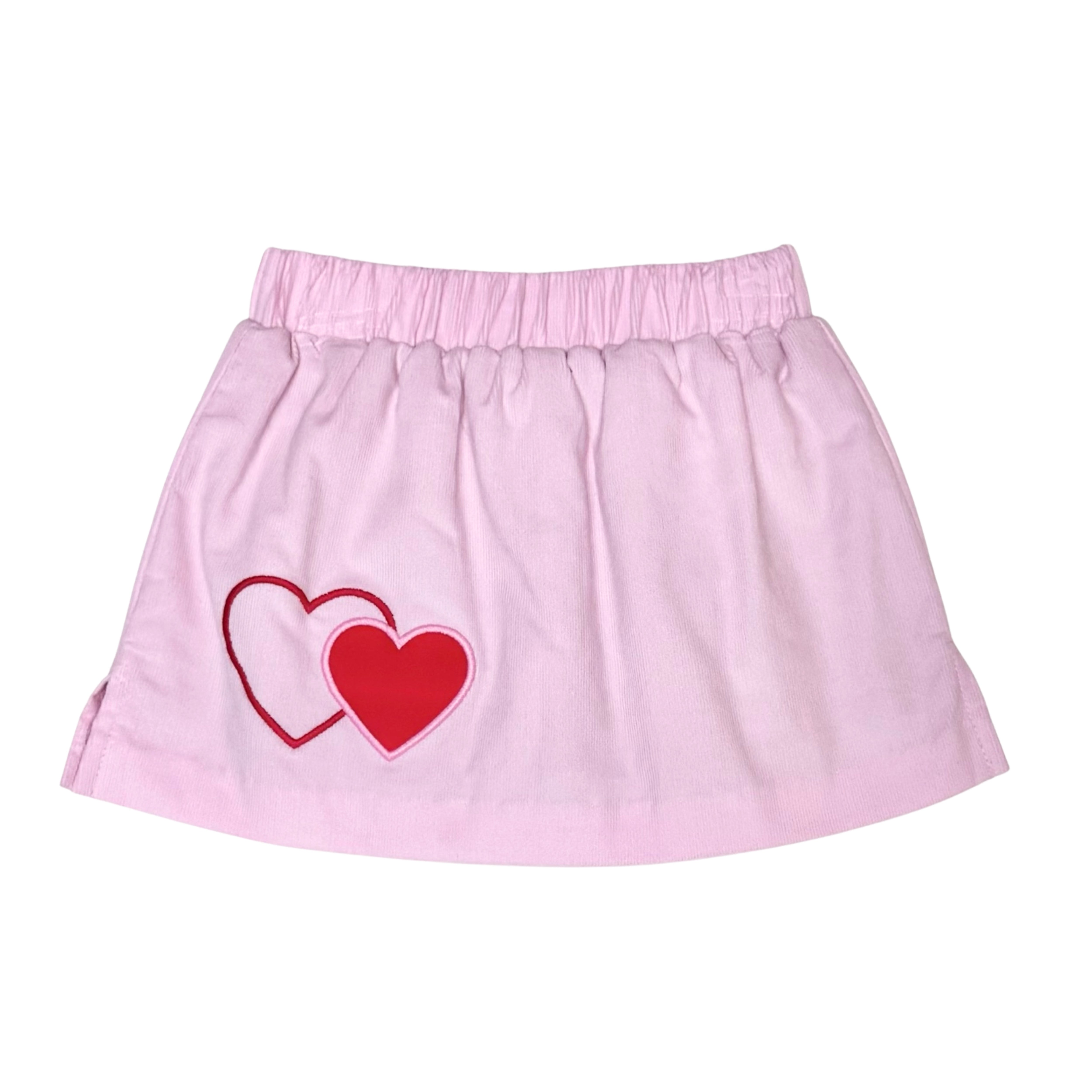 Pink Cord Hearts Miley Skort (Kid)