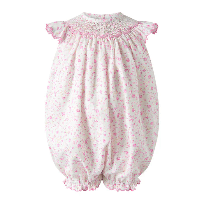 Floral Smocked Babysuit