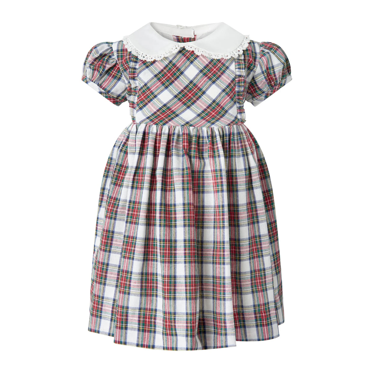 Tartan Frill Front Dress