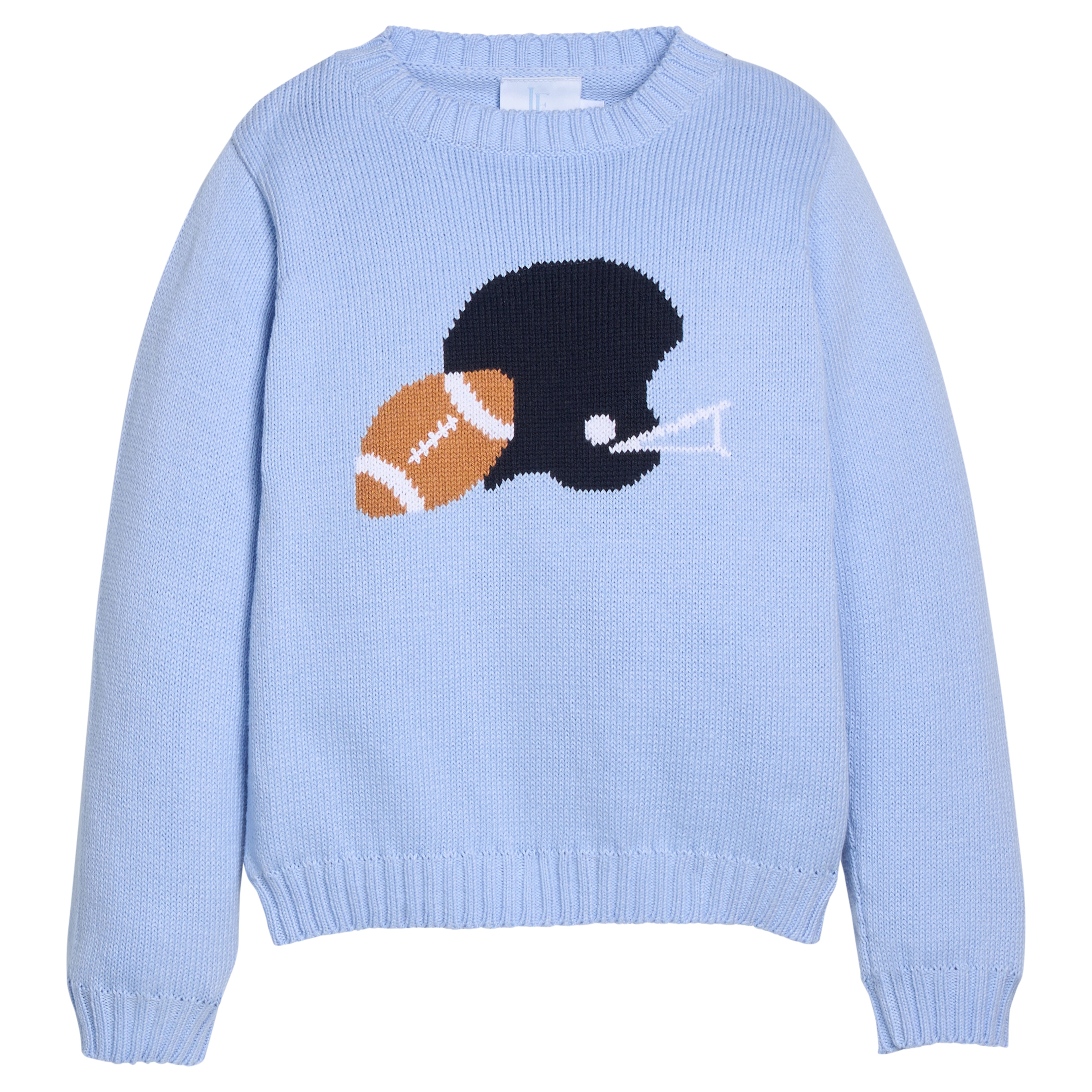 Football Helmet Intarsia Sweater