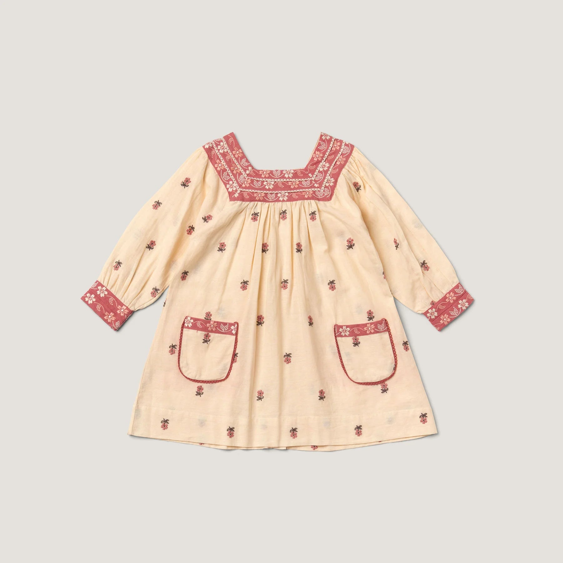 Petite Flower Emb Adelle Dress