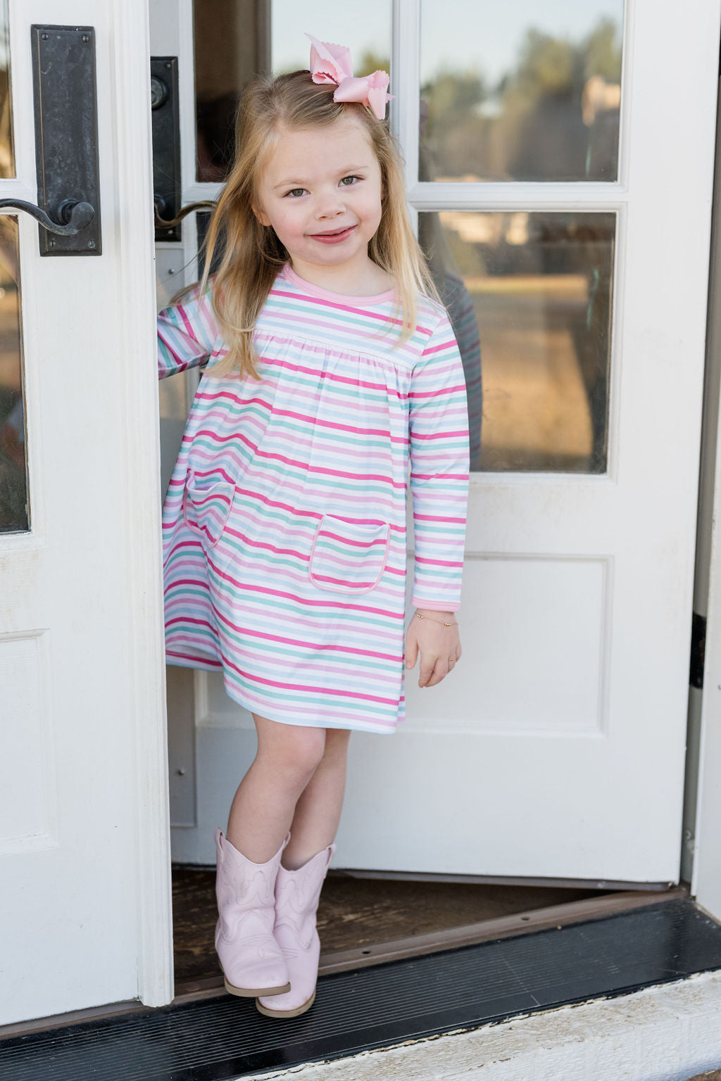 Knit Stripe Lennon Dress