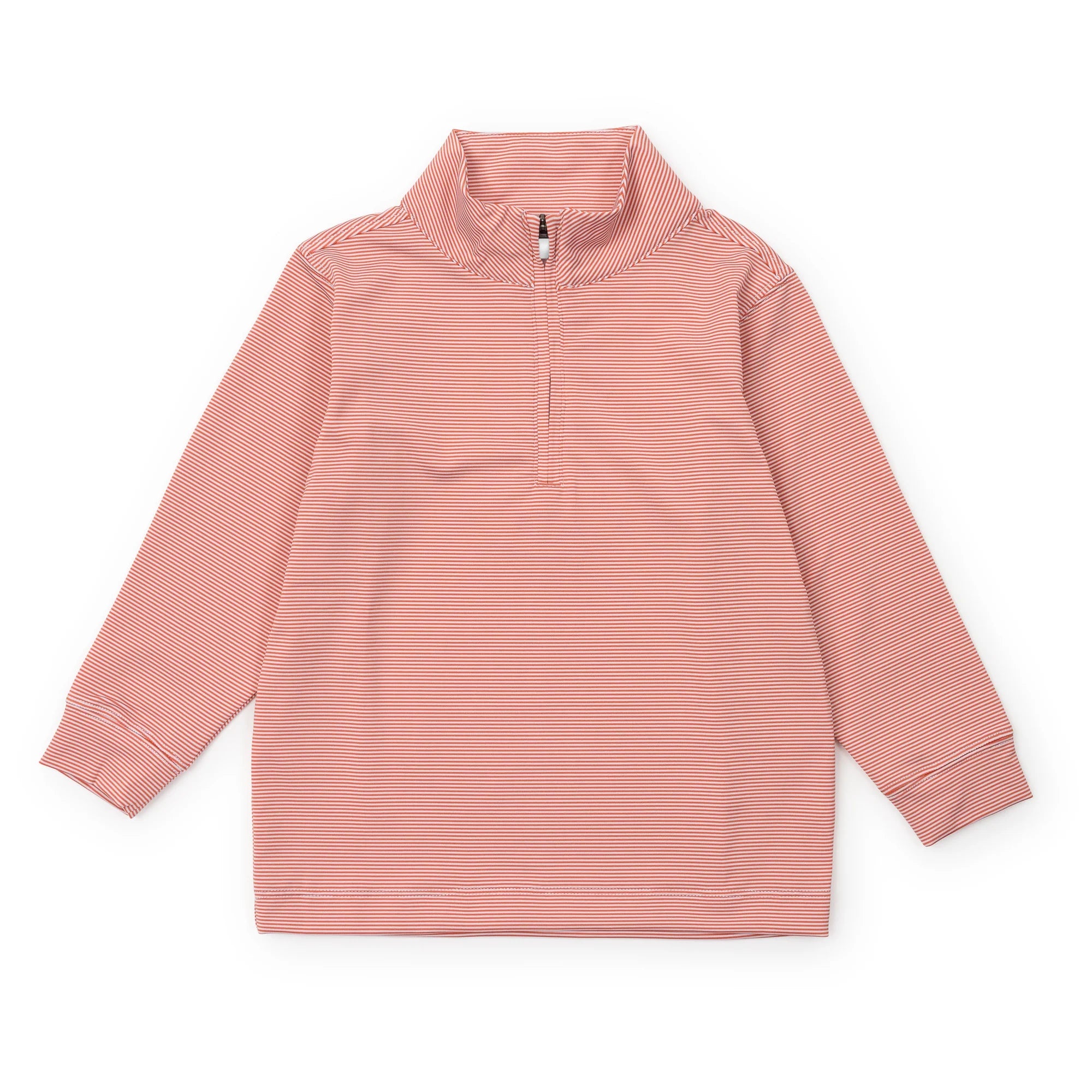 Orange & White Stripes Sam Pullover
