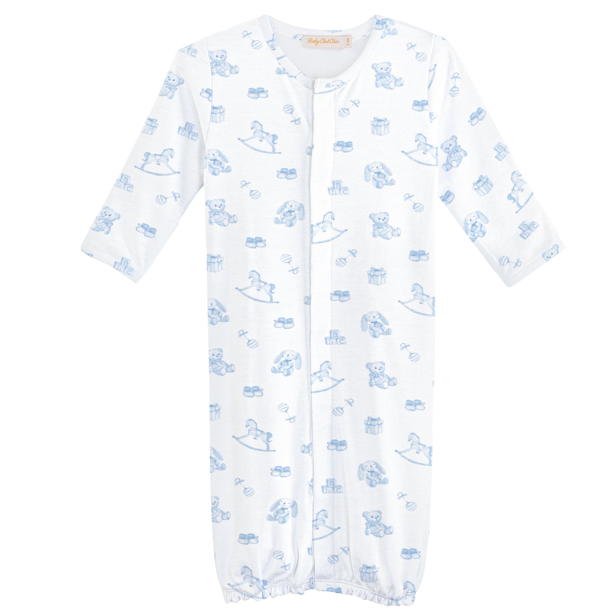 Tiny Baby Toys Boy Printed Conv Gown