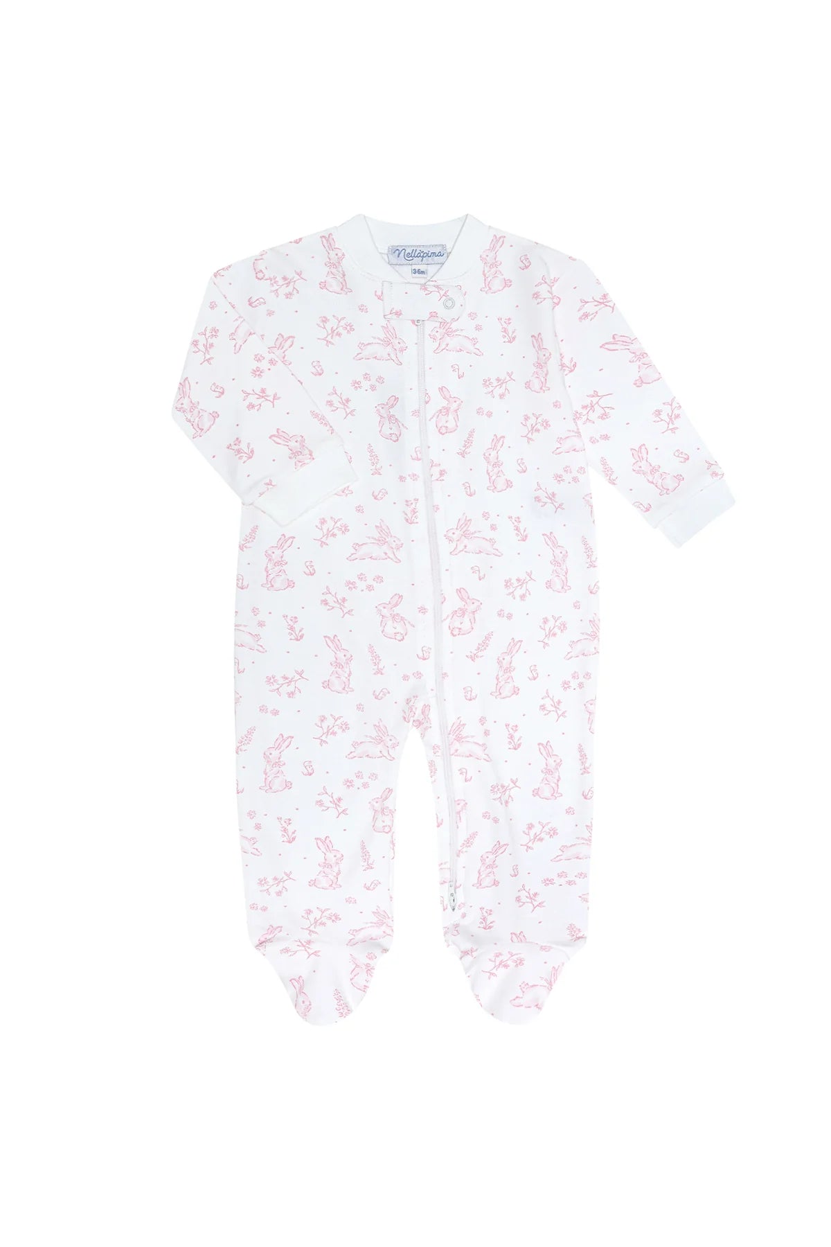 Pink Bunny Footie (Infant)