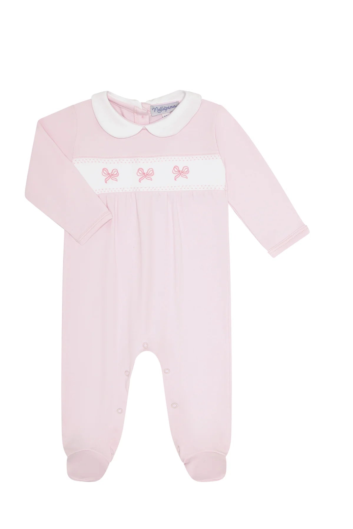 Charming Bows Emb Footie