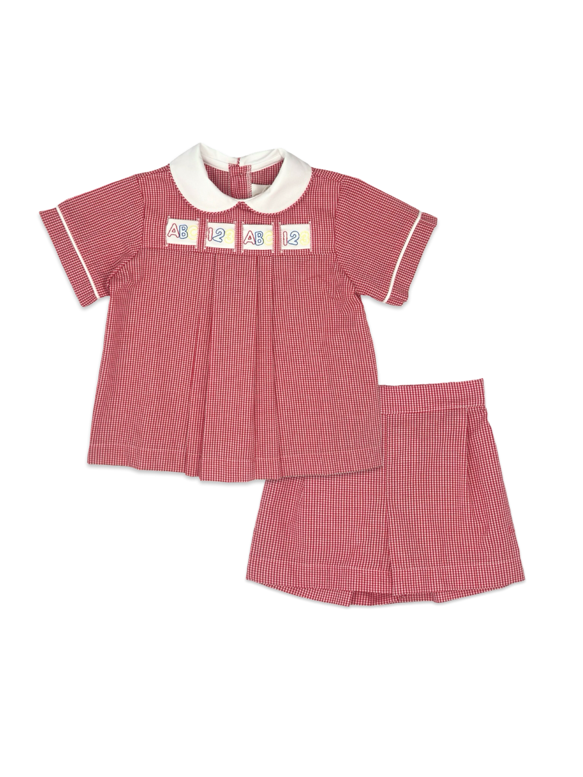 Noah Ribbon Short Set - Ridgeland Red (Toddler)