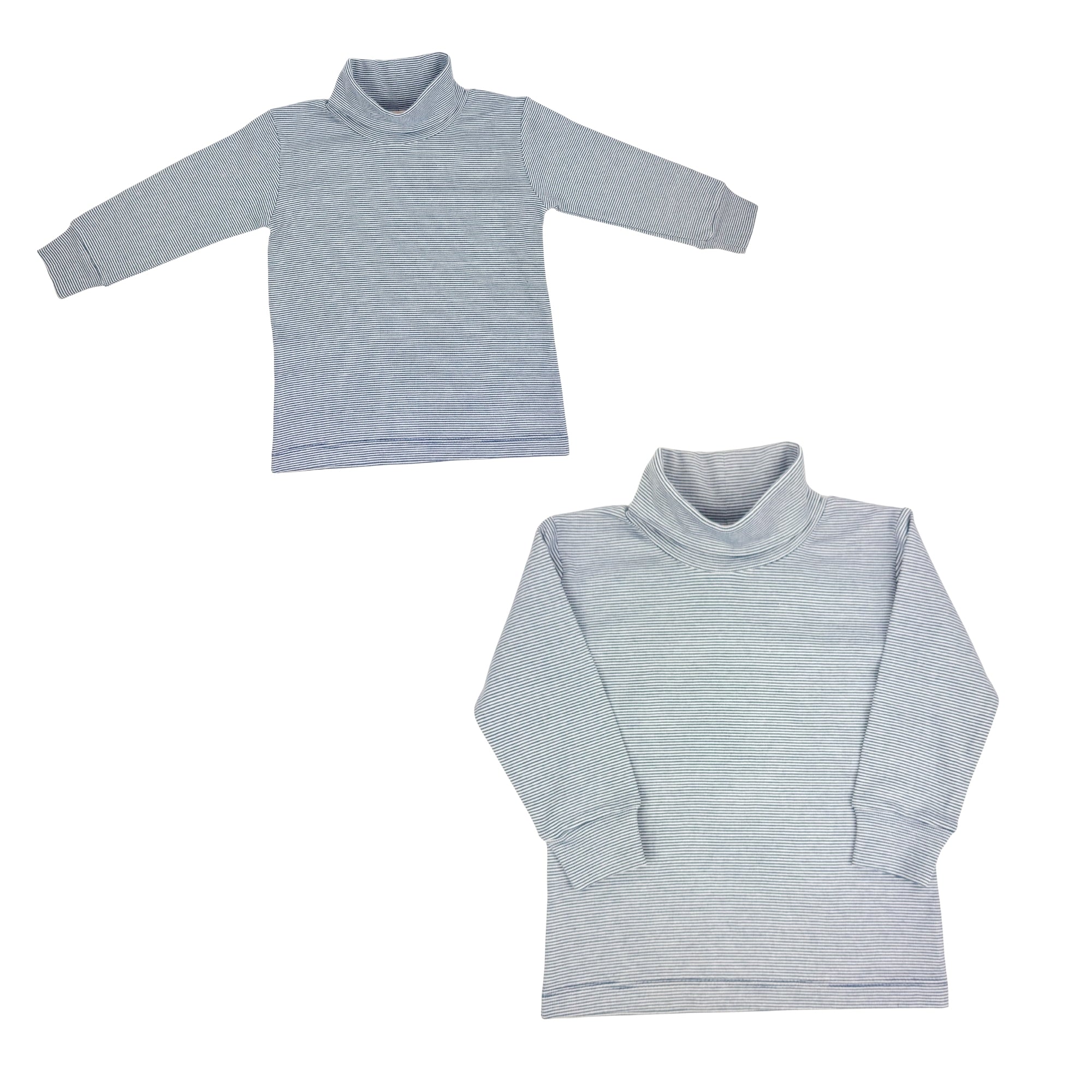 Boy's Thin Stripe Turtleneck (Toddler)
