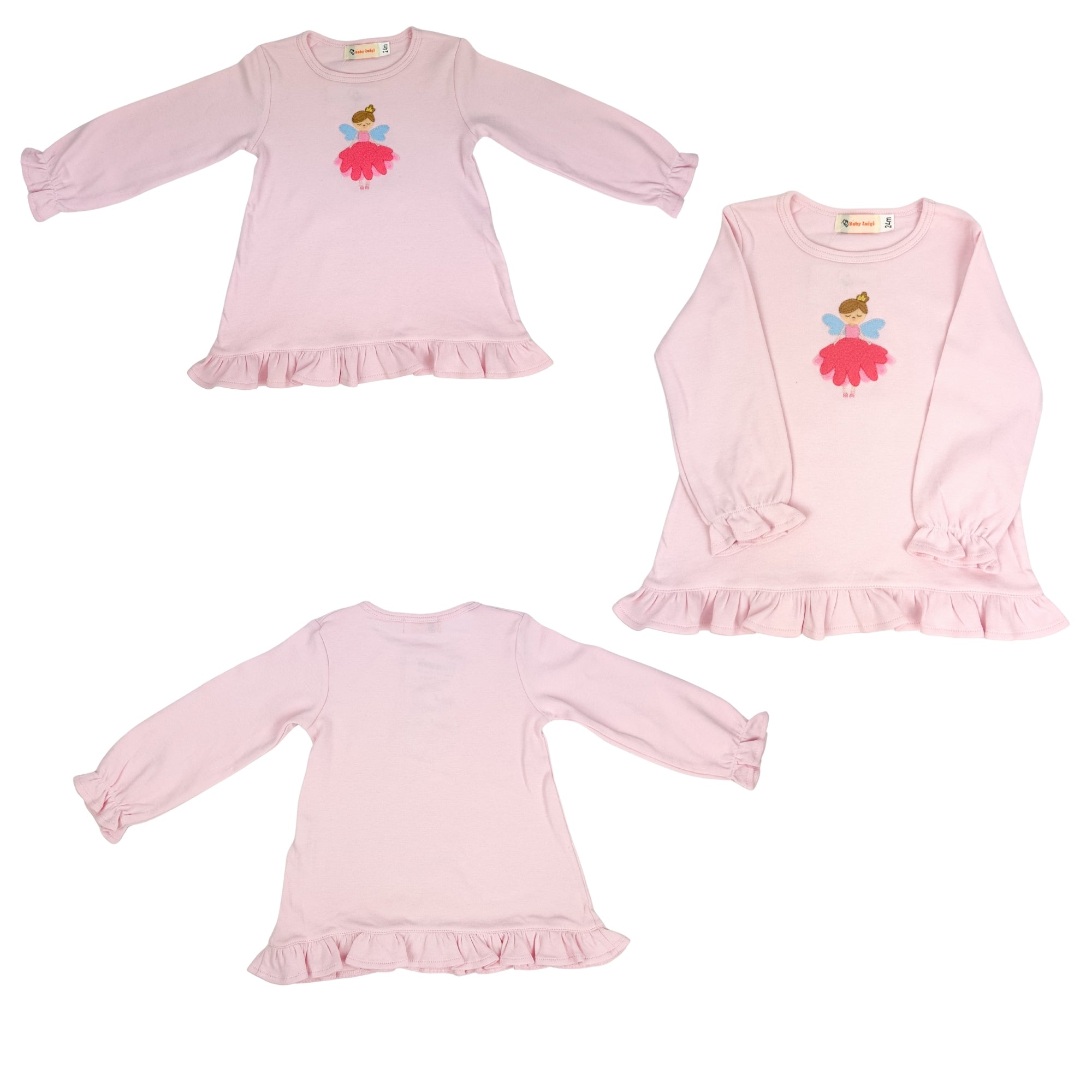 Pink Fairy Ruffle Swing Top (Kid)