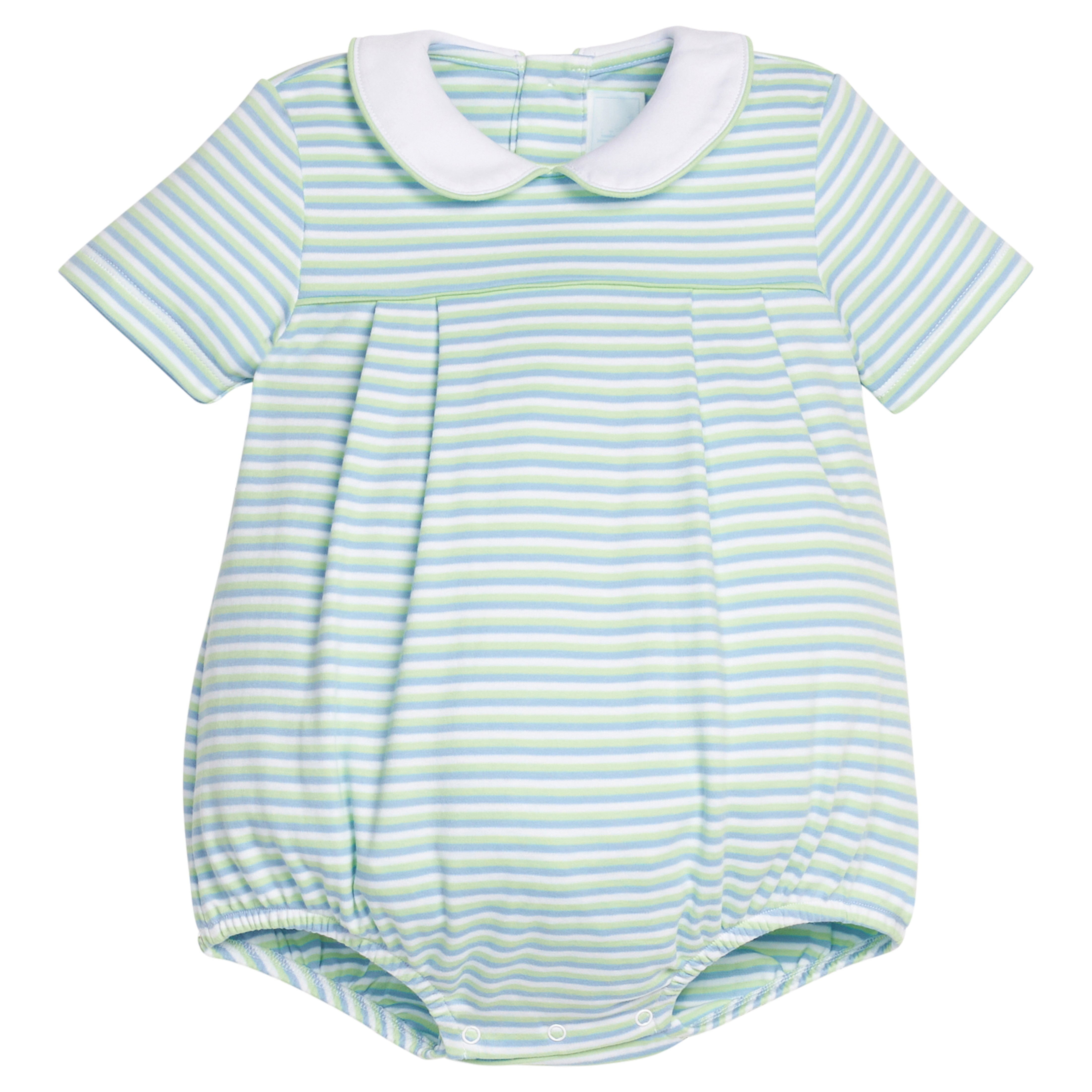 Greenview Stripe Pleated Peter Pan Bubble