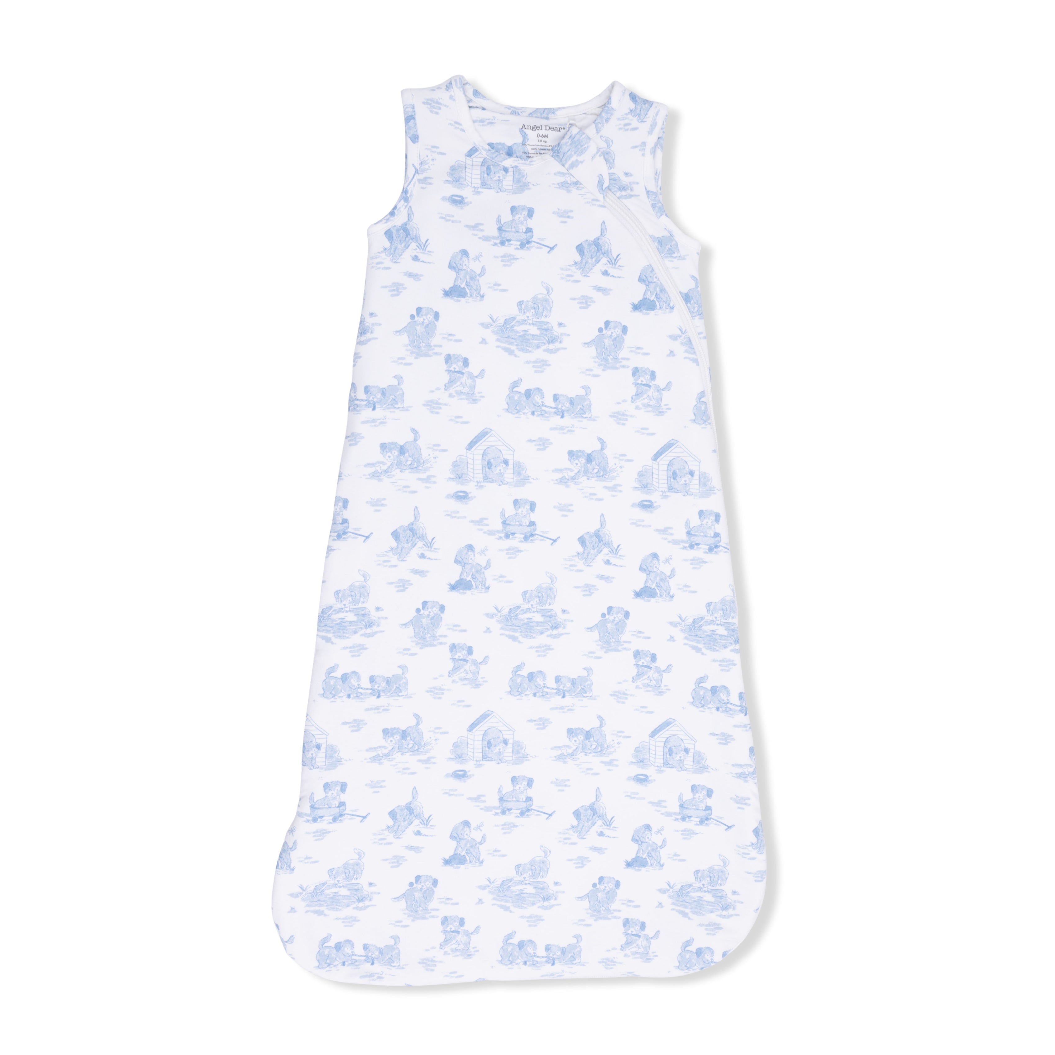 Puppy Toile Blue Sleep bag