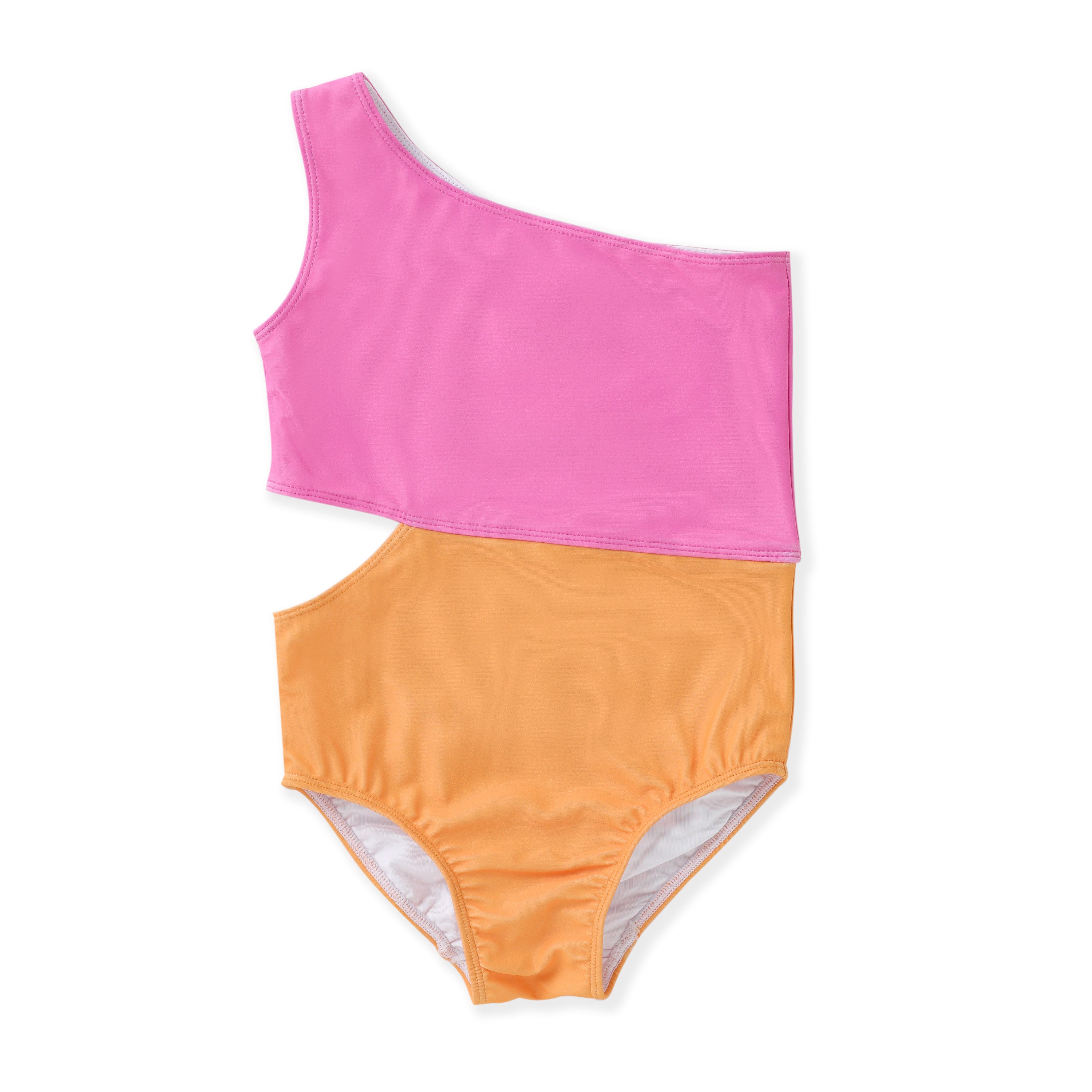Pink/Orange Cut Out One Piece
