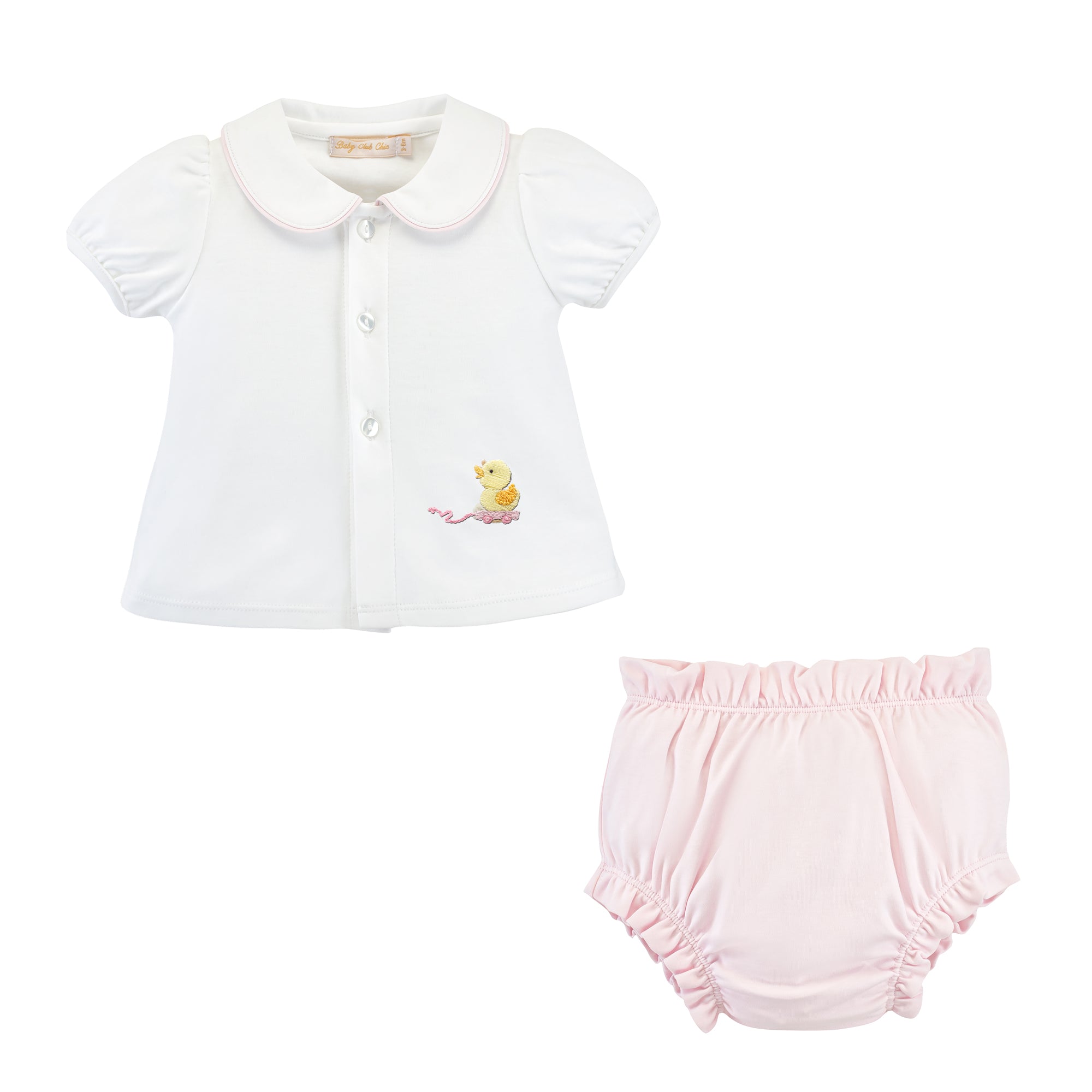 Girl Tiny Duckling Diaper Cover Set