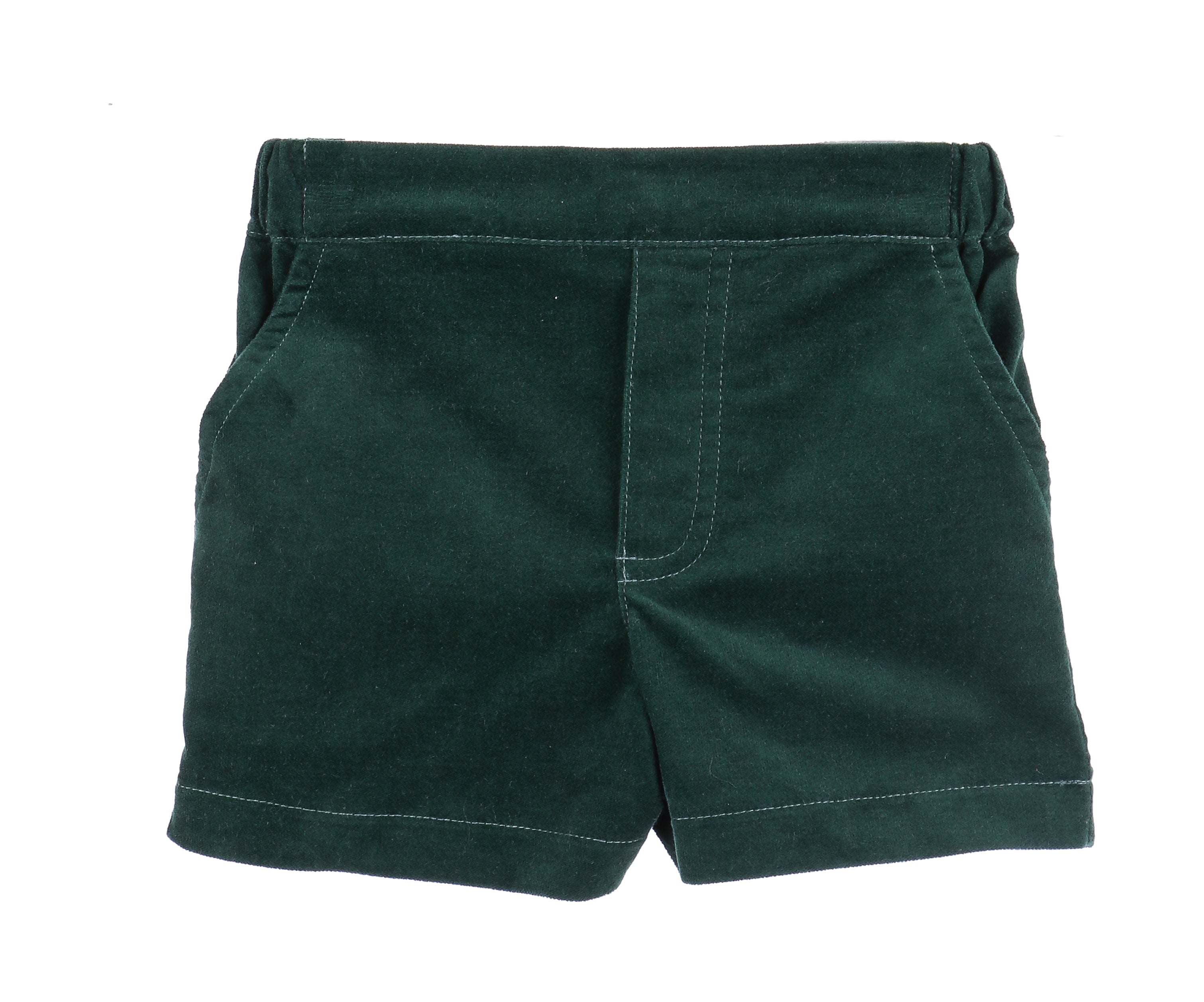 Holly Jolly Green Velvet Short Set (Toddler)