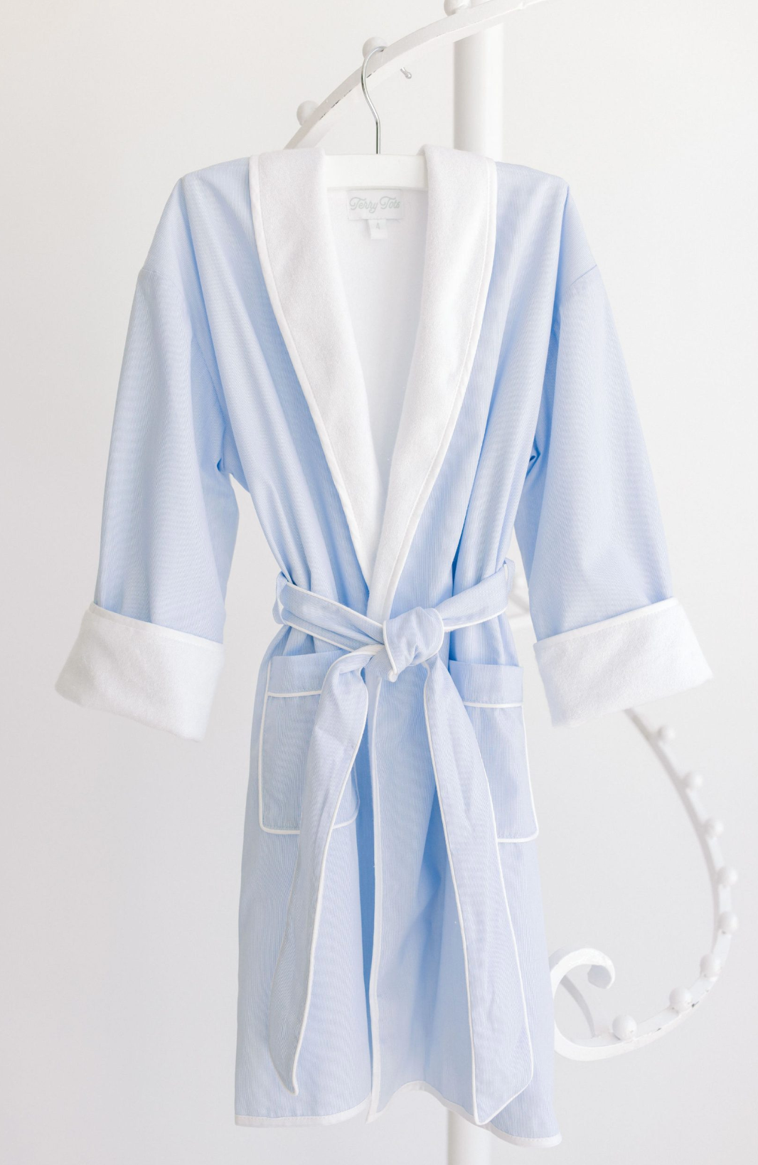 Blue Stripe Bathrobe