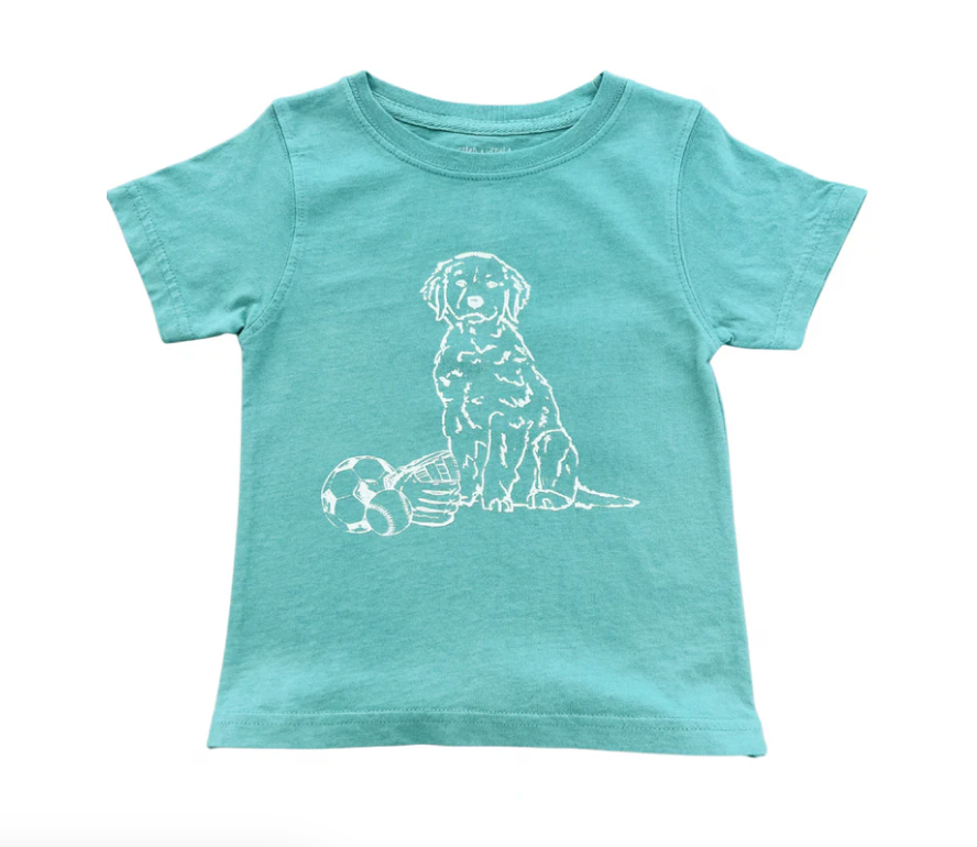 Stegosaurus & Sports Pup Tee