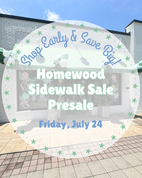 Homewood Sidewalk Sale Presale Ticket