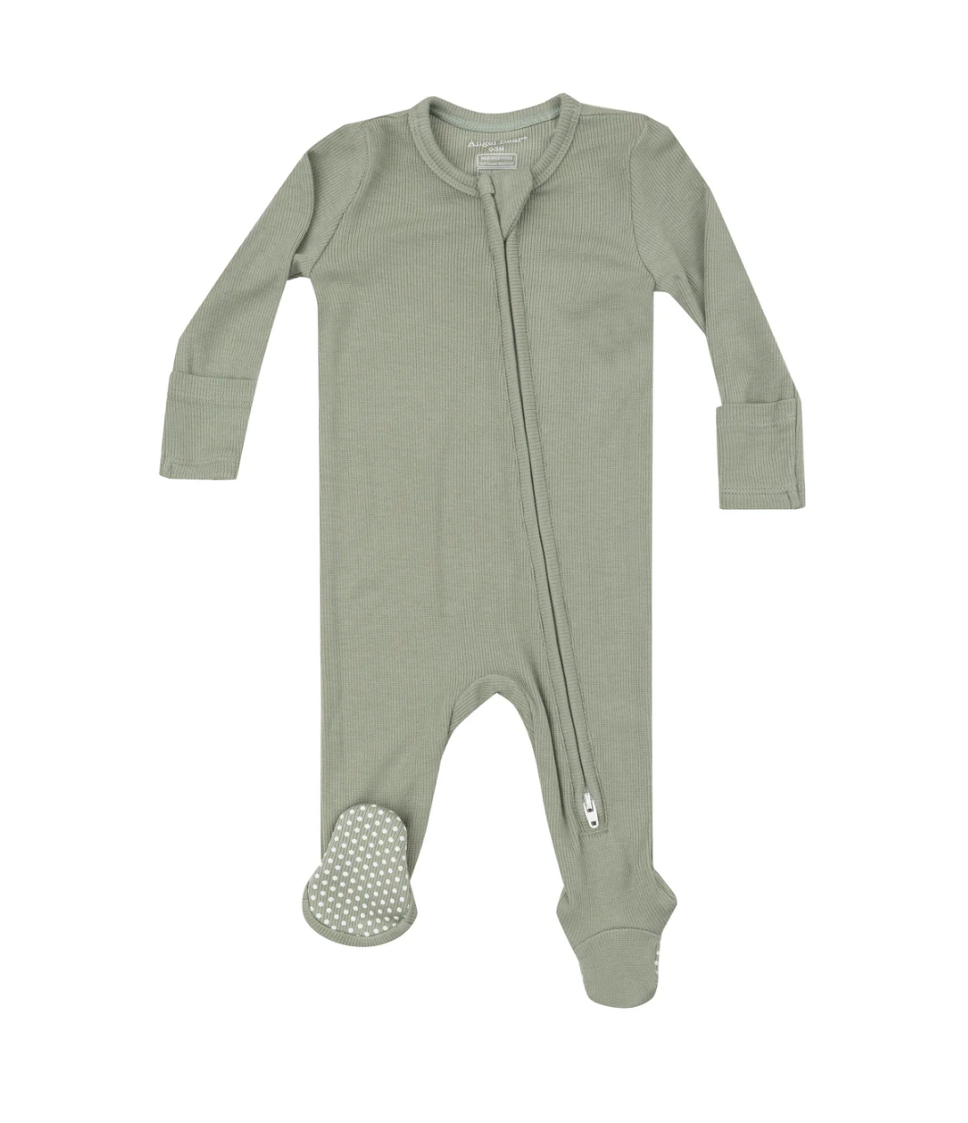 Solid Desert Sage 2 Way Zipper Footie